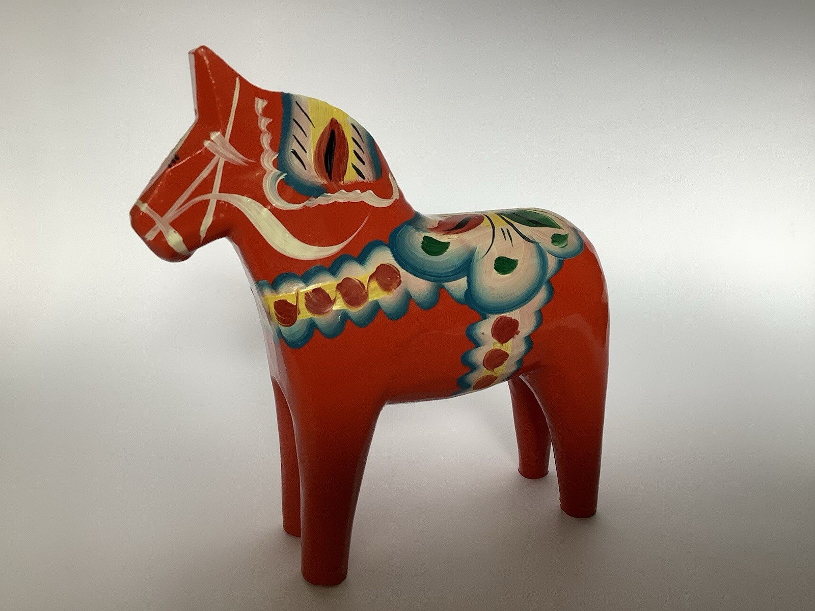 Vintage 15.5cm Swedish Dala Horse - Nils Olsson Hemslöjd Dalarna