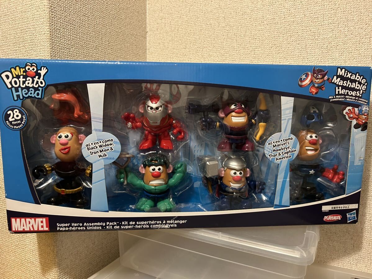 MARVEL Mr. Potato Head Figure Set of 6 Toy Collectibles 