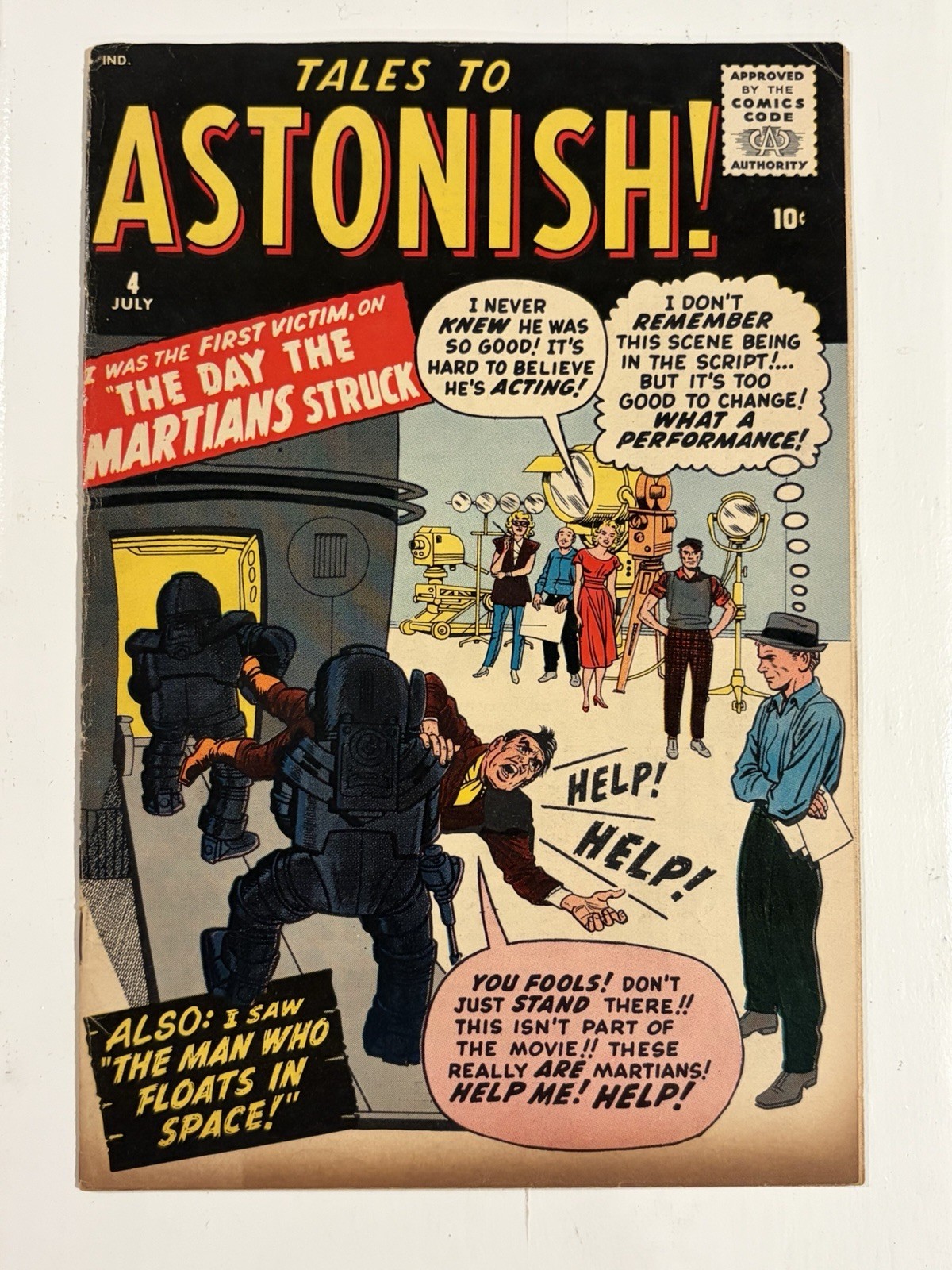 Tales to Astonish #4/Silver Age Pre-Hero Atlas Comic Book/PR-FR