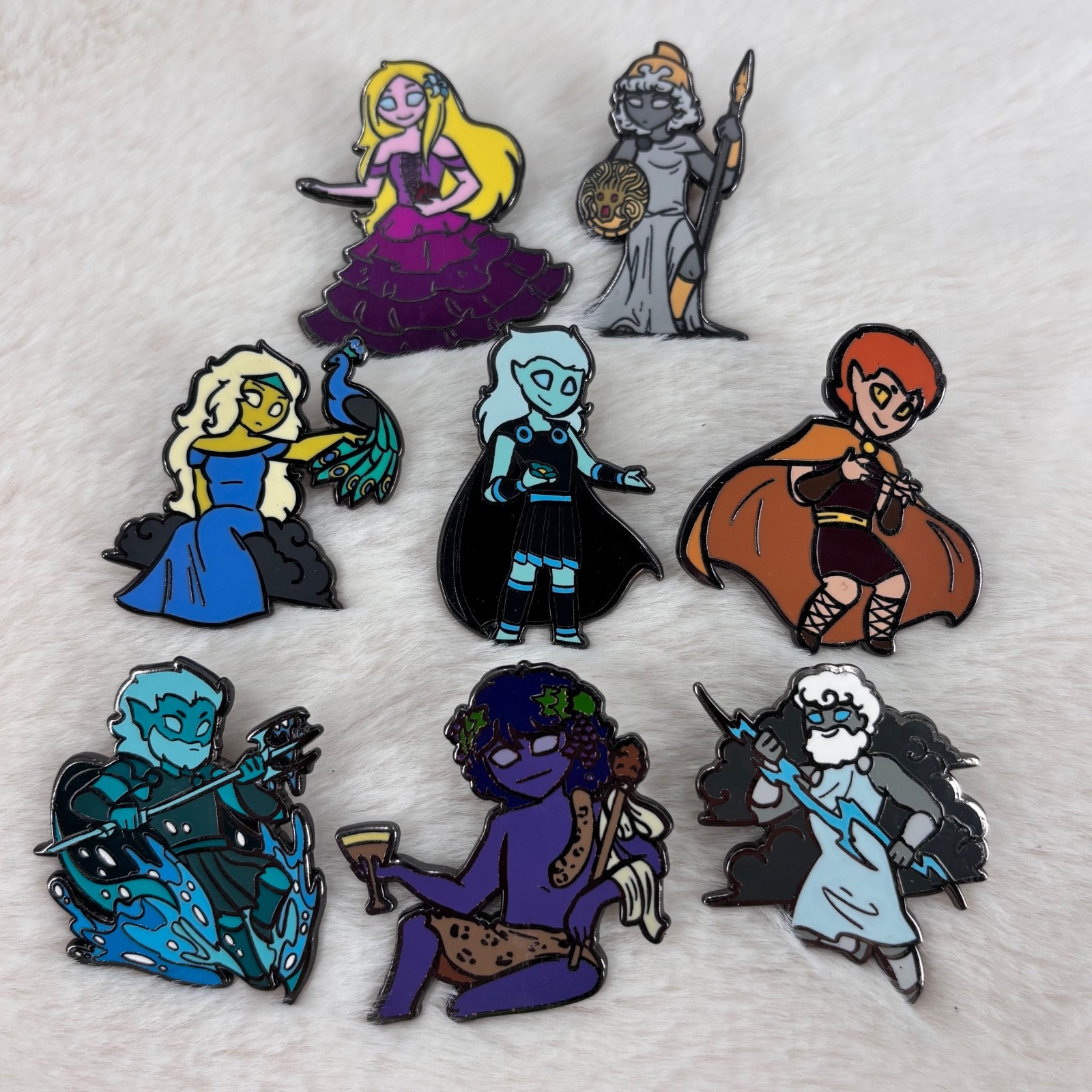 2021 Overly Sarcastic Productions Greek God Goddesses Enamel Lapel Pin Lot 2021 Overly Sarcastic Productions Greek God Goddesses Enamel Lapel Pin Lot