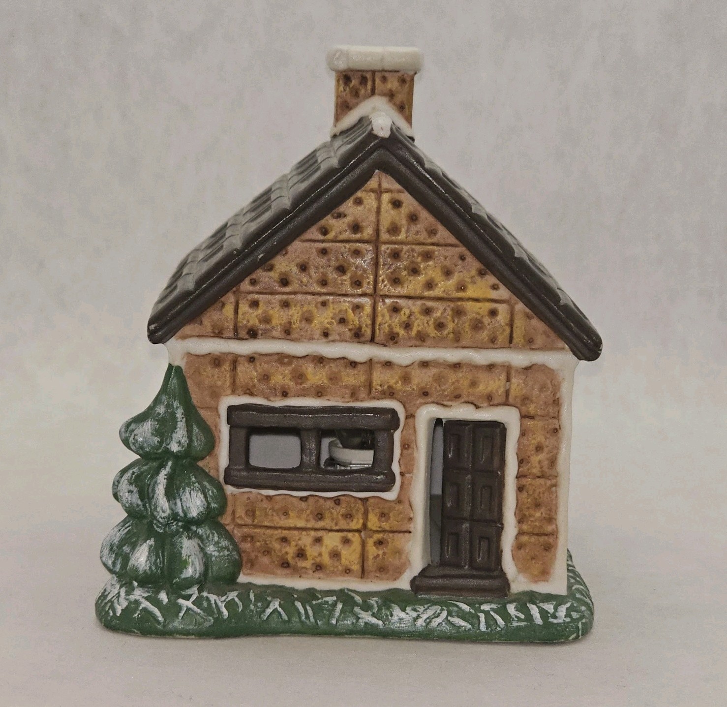 EUC The Original S’Mores Cabin House Lighted Christmas Midwest Of Cannon Falls