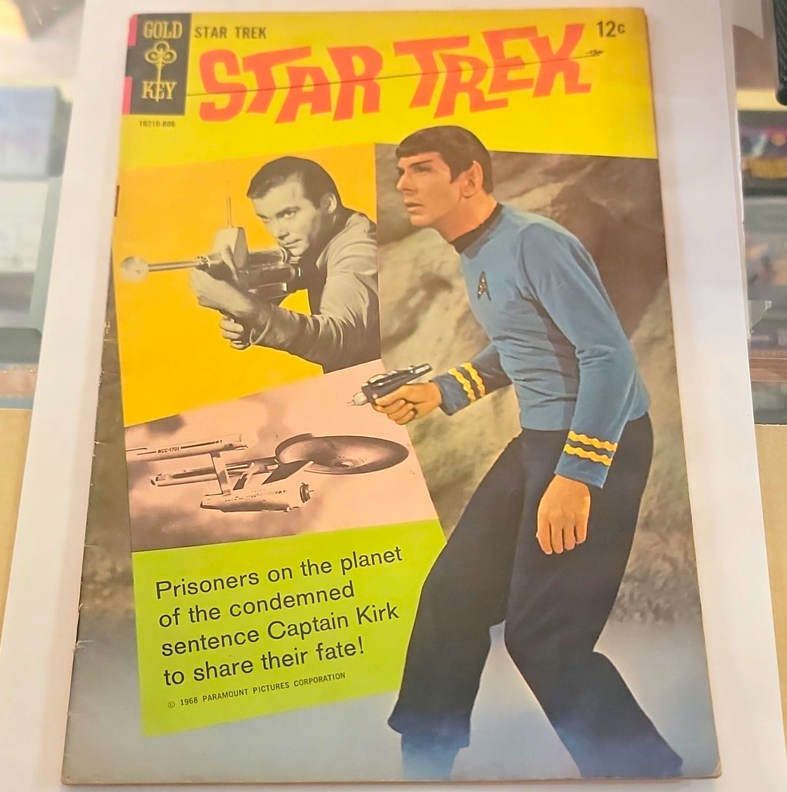 Star Trek #2 Western Publishing 1968 Captain Kirk & Spock Execution Asteroid