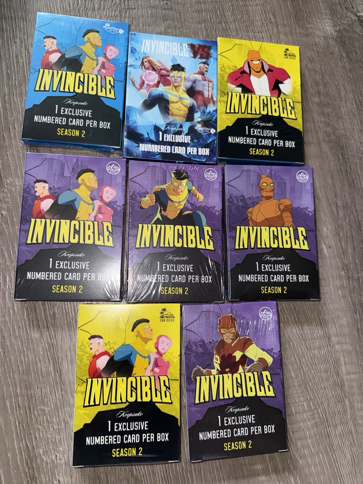 8 Box Lot Invincible Keepsake Exclusive Boxes 8 Box Lot Invincible Keepsake Exclusive Boxes