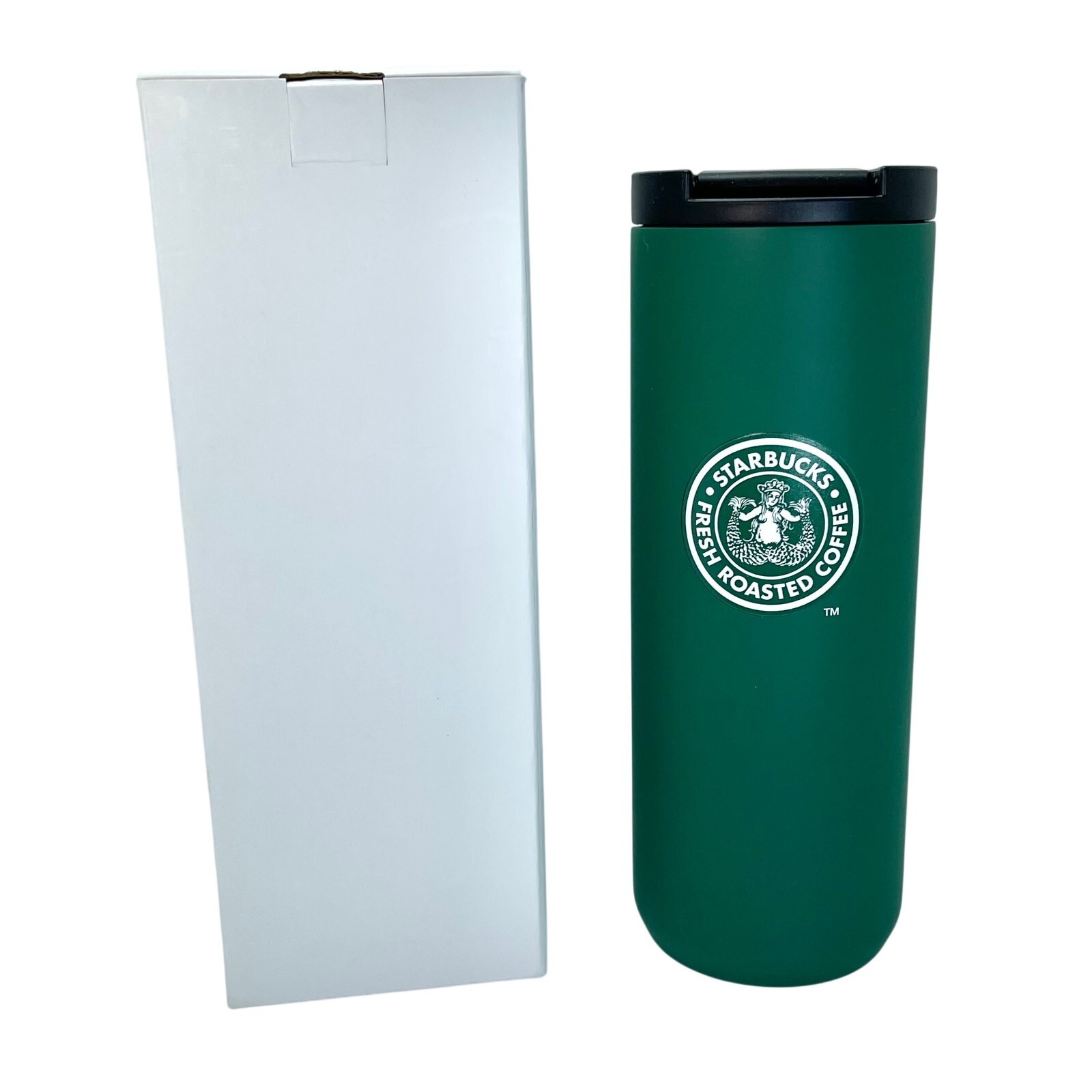 Starbucks 1971 Heritage Mermaid Stainless Steel Green Matte Tumbler 16 oz