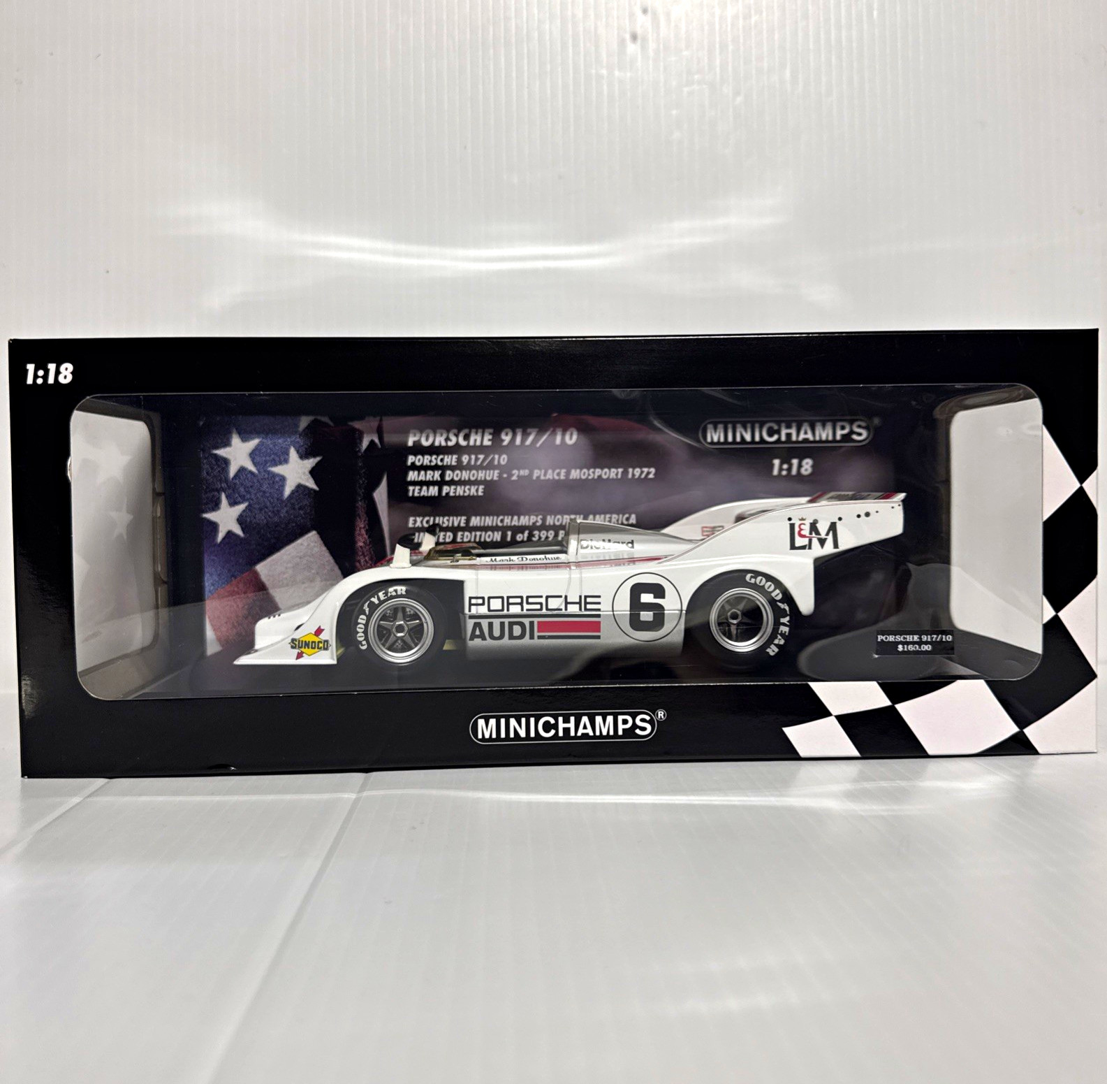 Minichamps PORCHE 917/10 #7 - Driven by Mark Donohue-  1:18 Metal Scale 