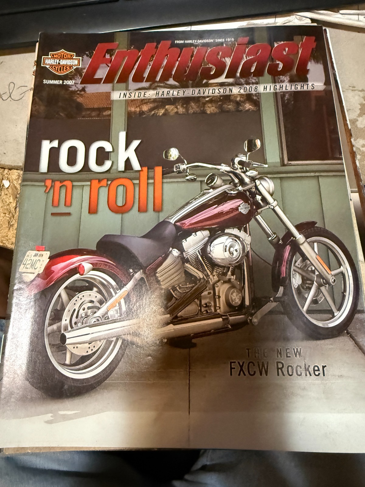 ENTHUSIAST-------HARLEY DAVIDSON------SUMMER 2007