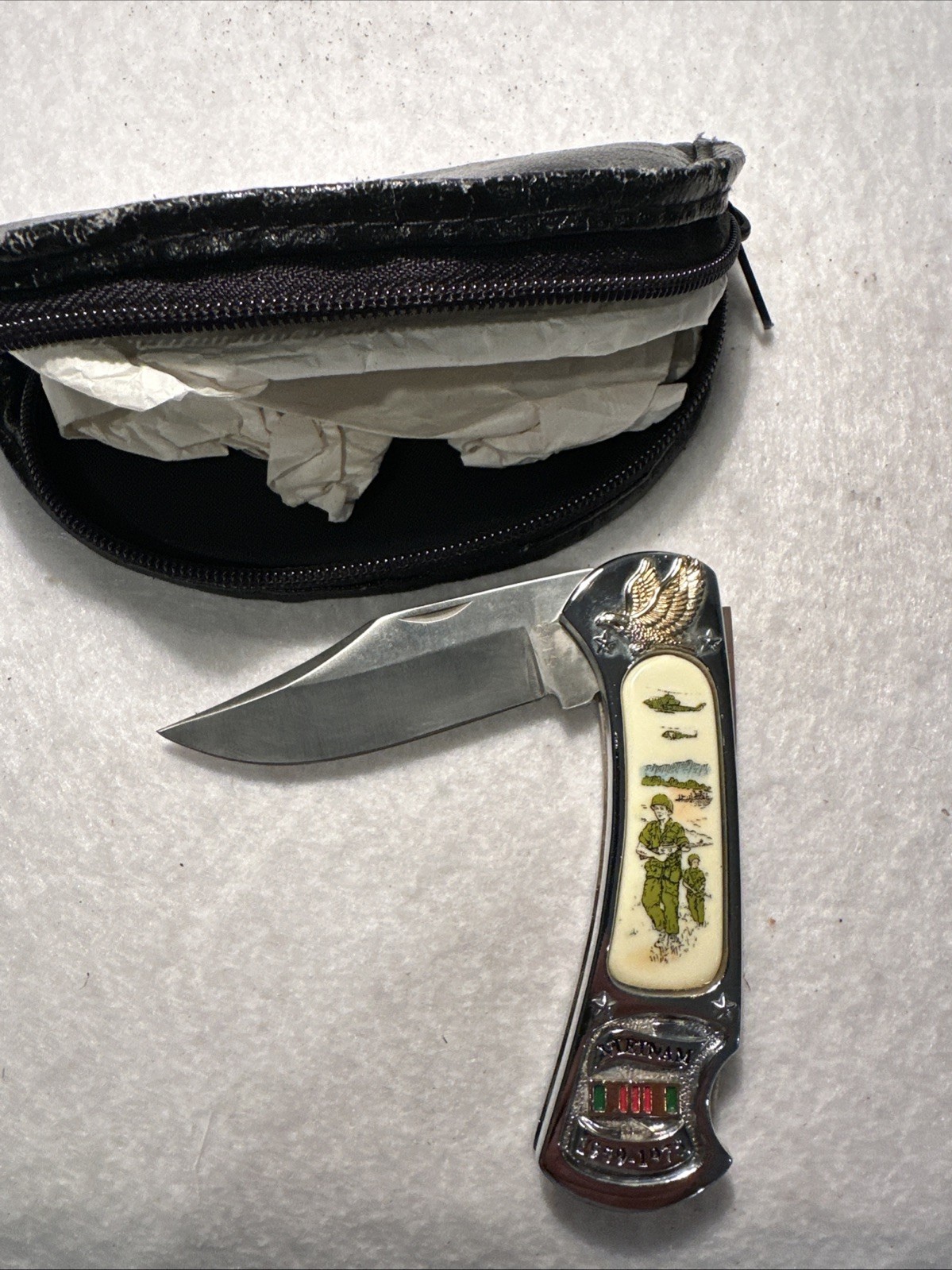 Vietnam Folding Knife Paralyzed Veterans of America Circle of Honor PVA Vietnam Folding Knife Paralyzed Veterans of America Circle of Honor PVA