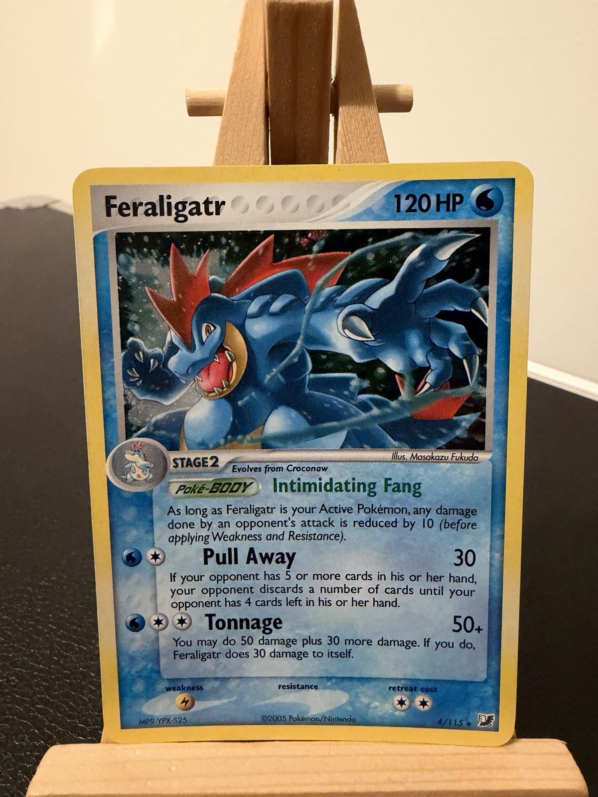 Feraligatr Holo Rare EX Unseen Forces 4/115 LP