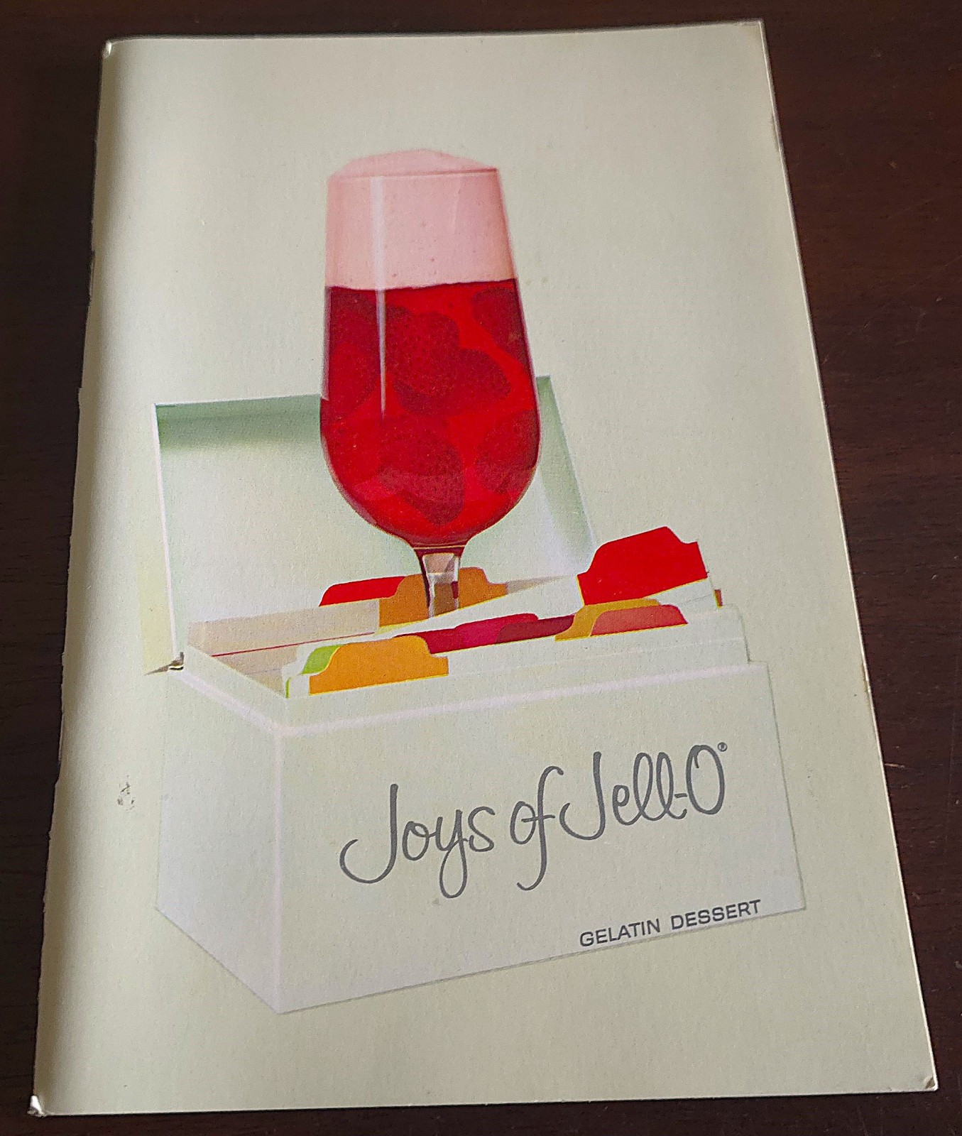 VTG 1962 Joys of Jell-O Recipe Booklet General Foods Cookbook 4th Edition