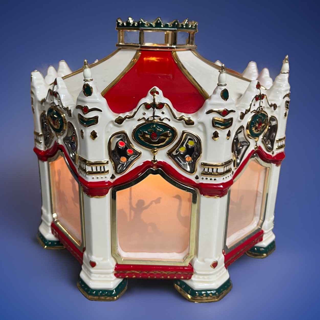 Dept 56 THE CARNIVAL CAROUSEL Christmas Musical - Snow Village #54933 