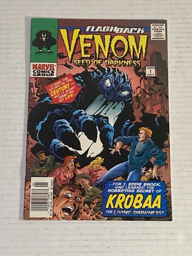 Venom Seed of Darkness #1.  Marvel Flashback Comics.