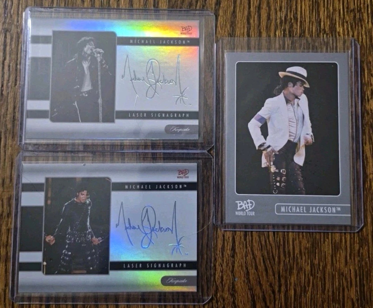 (3x) 2025 Keepsake BAD World Tour Michael Jackson Platinum SP\'s #/15 🔥