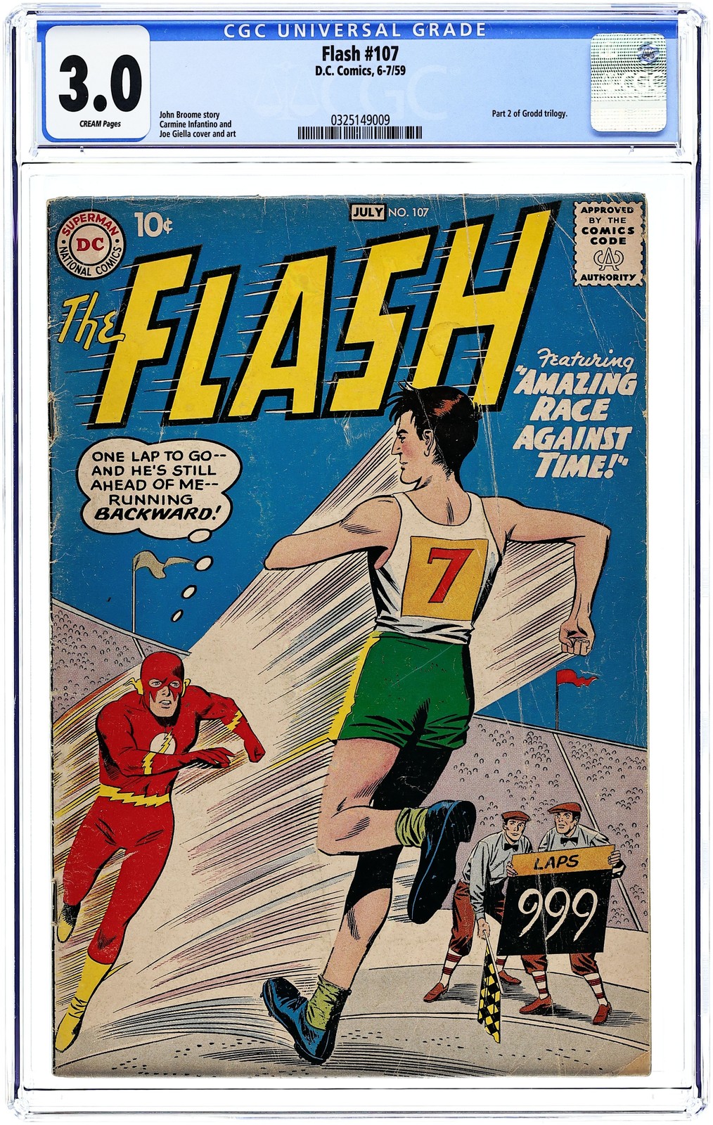 Flash #107 CGC 3.0 1959 0325149009