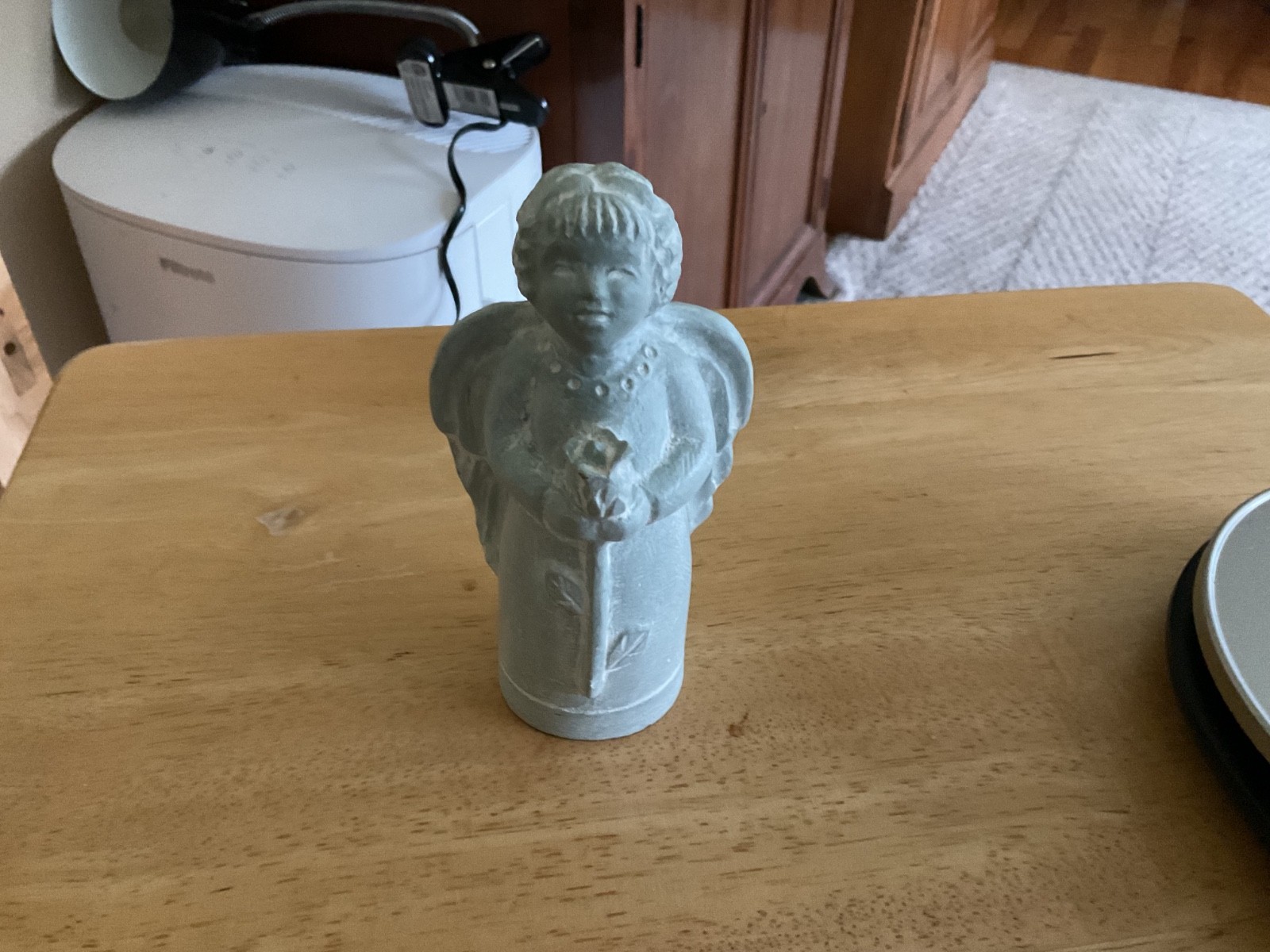isabel bloom angel with rose figurine