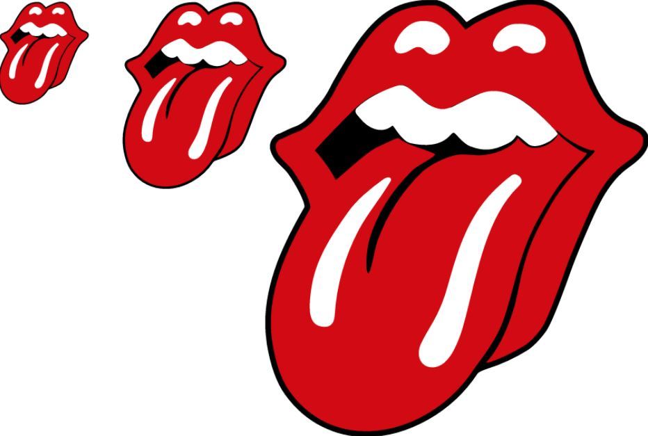 3 SIZES available | rolling stones lips tongue sticker rock/roll bumper laptop
