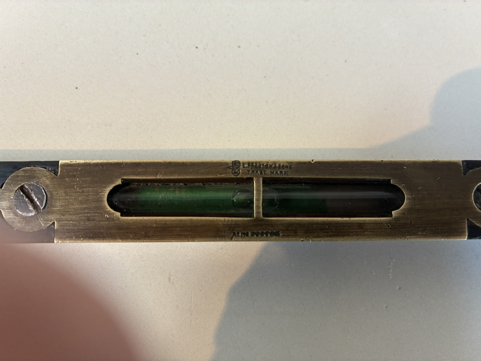 Antique Vintage E.Preston and sons level
