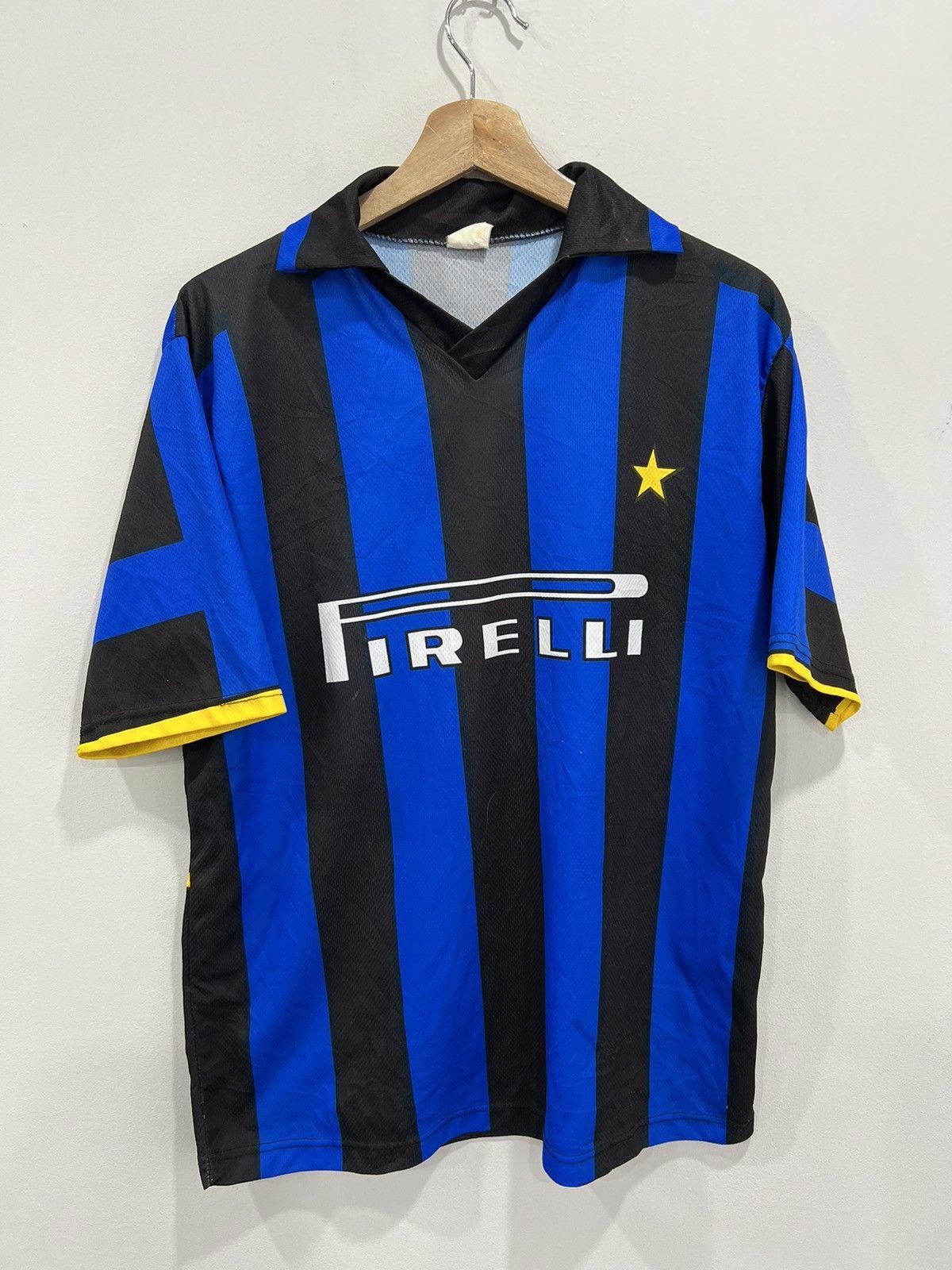Vintage Inter Milan Recoba Soccer jersey pirelli Vintage Inter Milan Recoba Soccer jersey pirelli