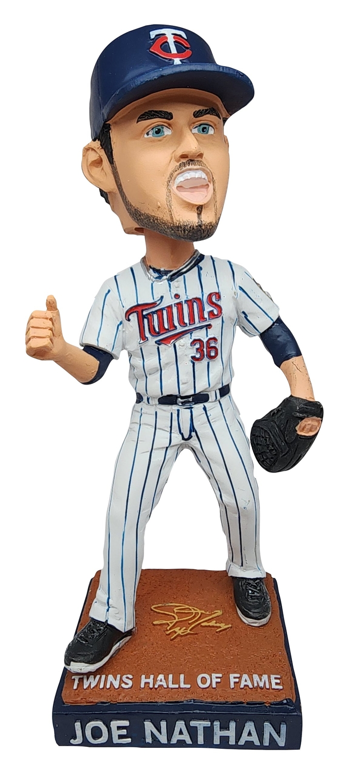 Joe Nathan Minnesota Twins Twins Hall Of Fame Bobblehead MLB Baseball