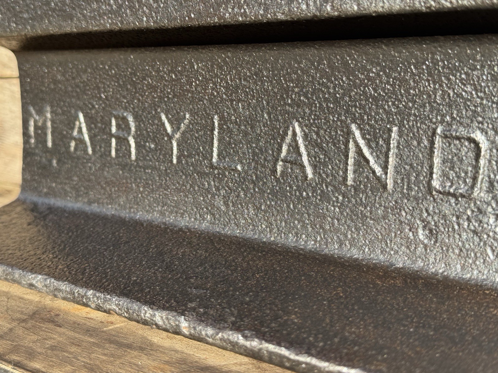 RARE { MARYLAND IIIIIIII 1916 } Railroad Train  Track ( Approximately 36 LBS )