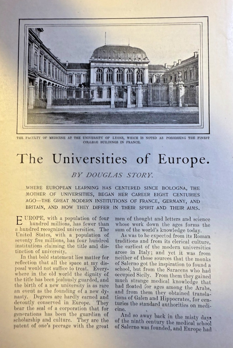 1901 Universities of Europe Salamanaca Lyons Cambridge Oxford Trinity College 1901 Universities of Europe Salamanaca Lyons Cambridge Oxford Trinity College