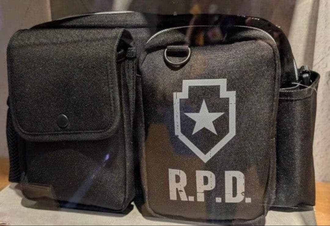 USJ Limited Resident Evil R.P.D. 3-Way Shoulder Bag Official Black BIOHAZARD　F/S