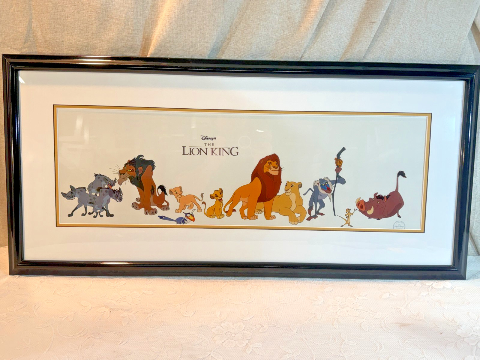 Disney\'s LION KING CAST OF CHARACTERS Limited Edition Cel BEAUTIFUL & Imperfect