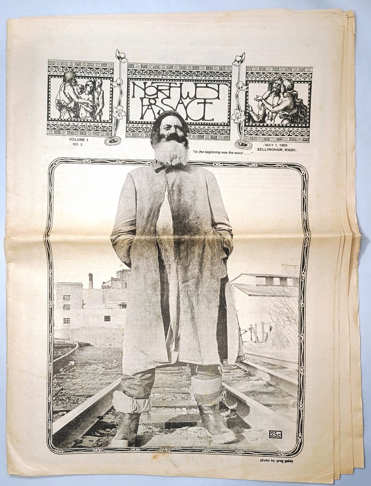 NORTHWEST PASSAGE 3 underground newspaper 1969 Vietnam Anti-War labor DIY hippie