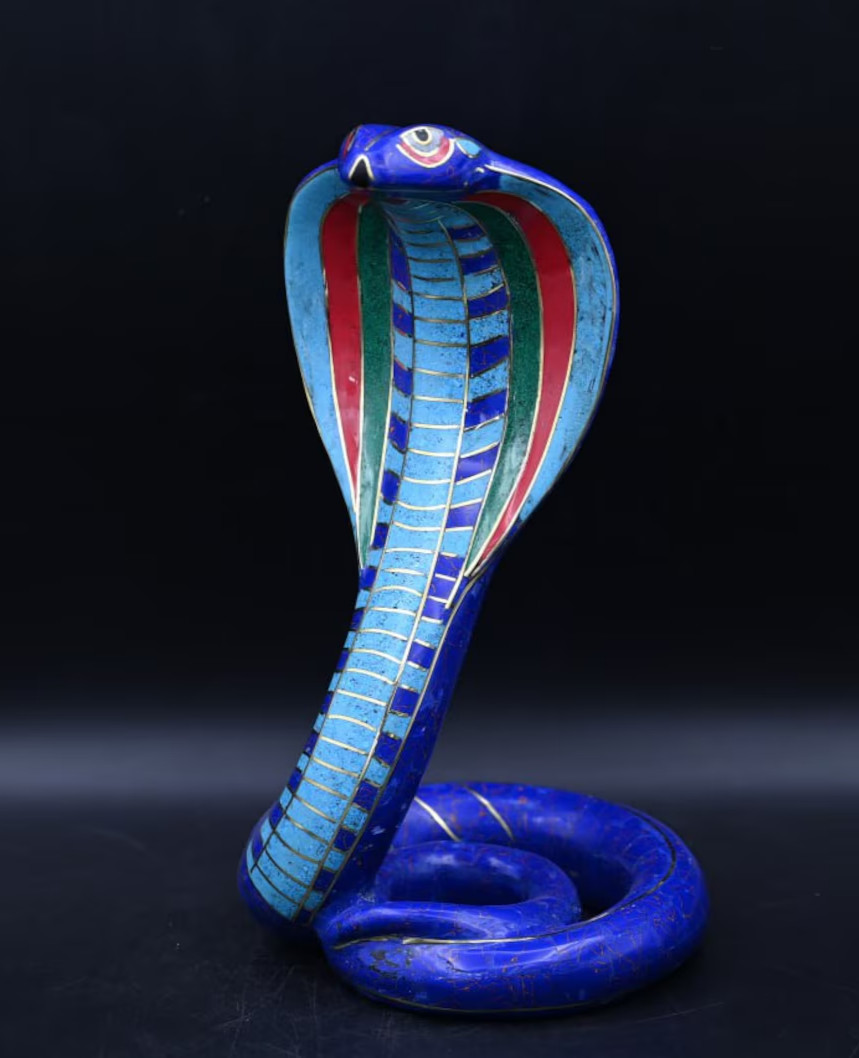 Rare Pharaonic statue God Uraeus cobra Authentic Ancient Egyptian Antiquities BC