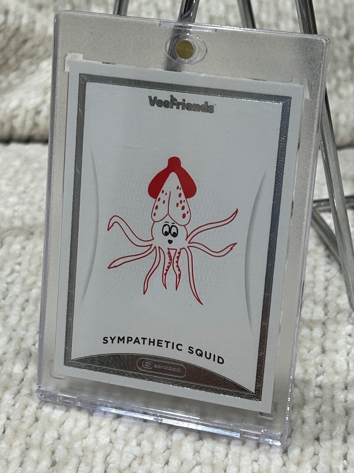 2022 zerocool VeeFriends SERIES 1 SYMPATHETIC SQUID Base Card only 22 Made HTF