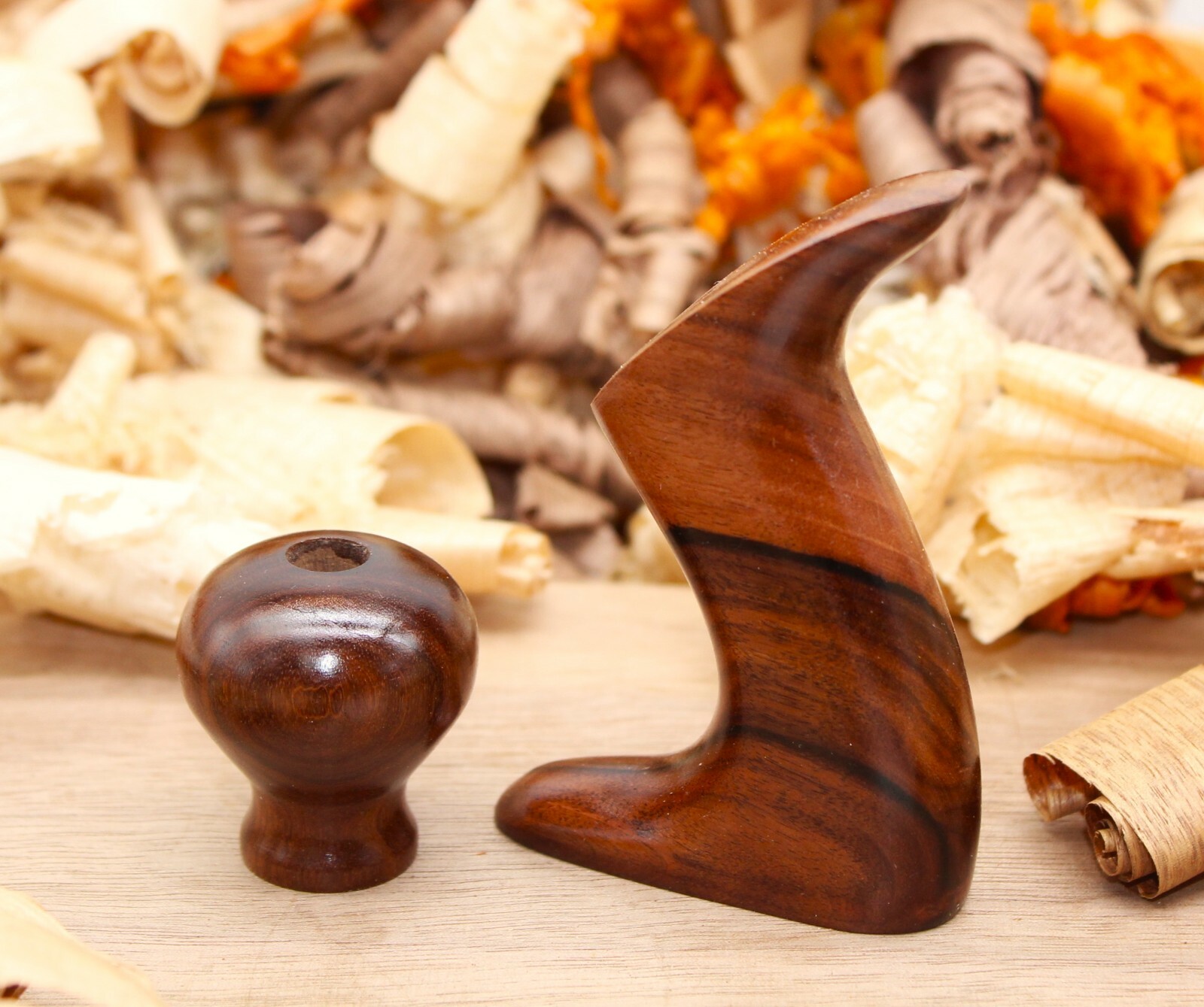 Bolivian Rosewood Tote & Knob for Stanley No 1 Hand Plane with a Low Knob