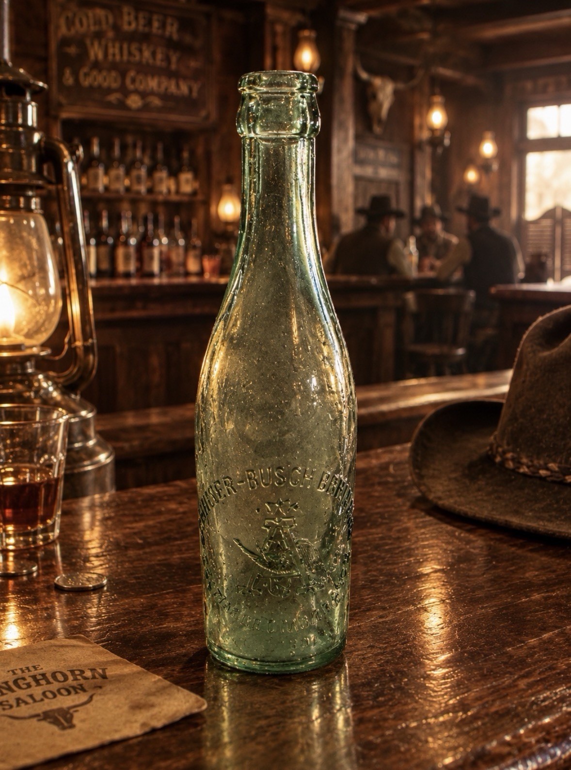 Vintage Anheuser Busch Bottle 1896 Unused Uncapped Baltimore SHIPS FREE IN USA