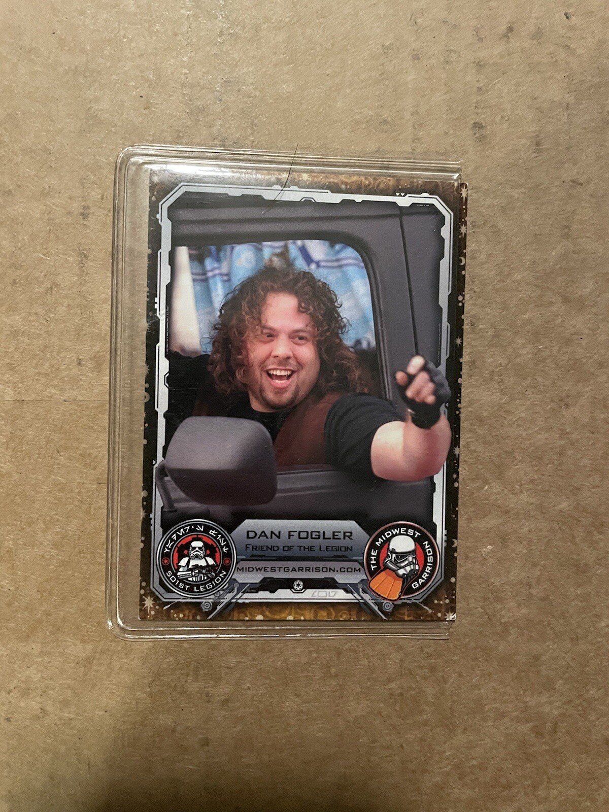 Pre-Owned Dan Fogler Autographed Trading Card Star Wars 501st Legion \