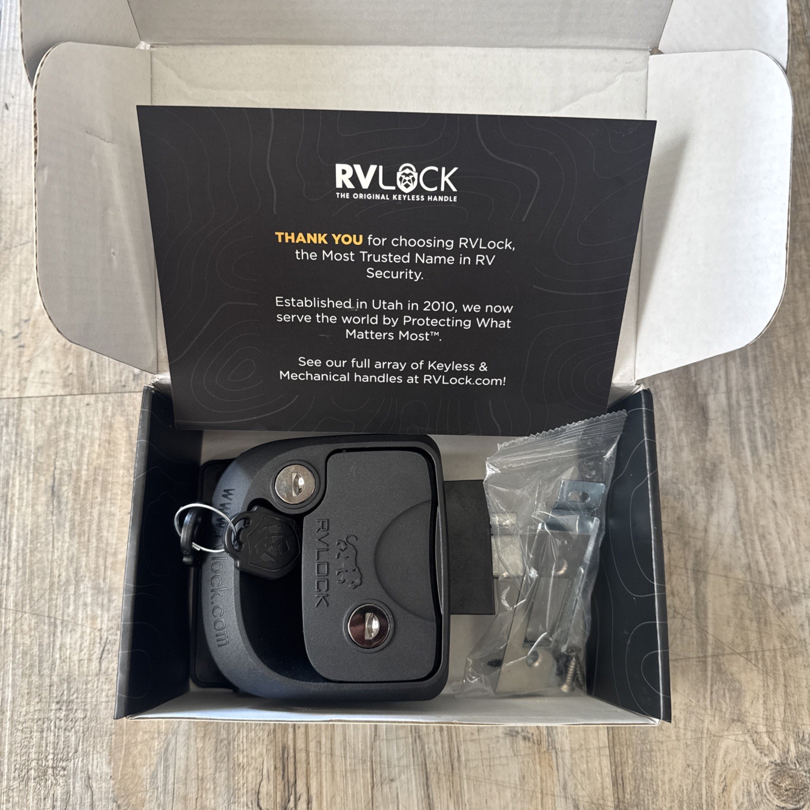 GripLite RV Door Lock Replacement for Secure Access with A Premium Feel, Made...