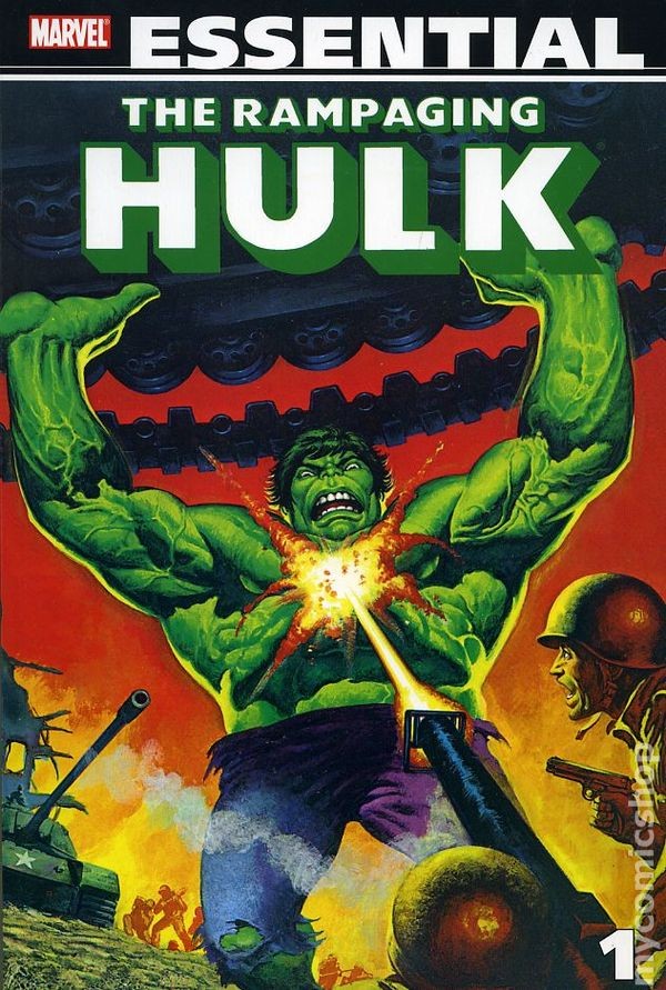 Essential Rampaging Hulk TPB #1-1ST FN 2008 Stock Image
