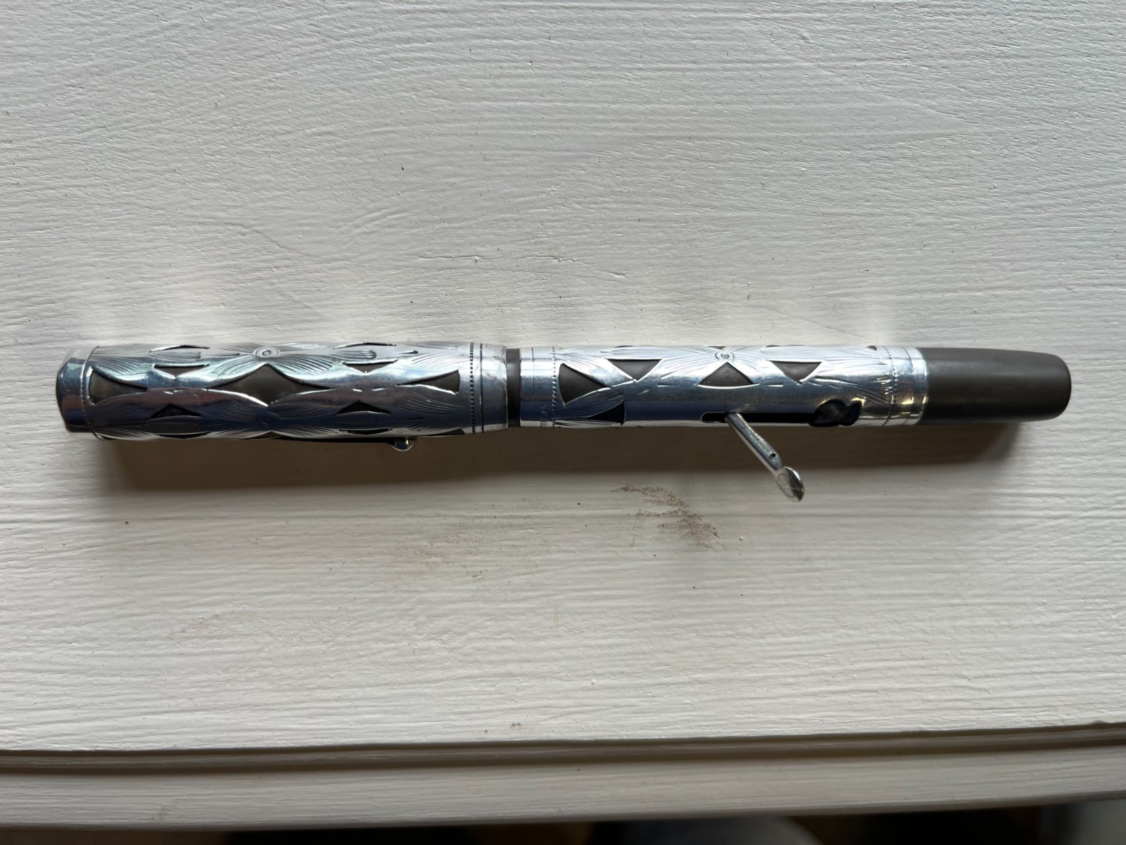 1920's Waterman's Ideal 452 Sterling Silver Fountain Pen Antique 1920's Waterman's Ideal 452 Sterling Silver Fountain Pen Antique