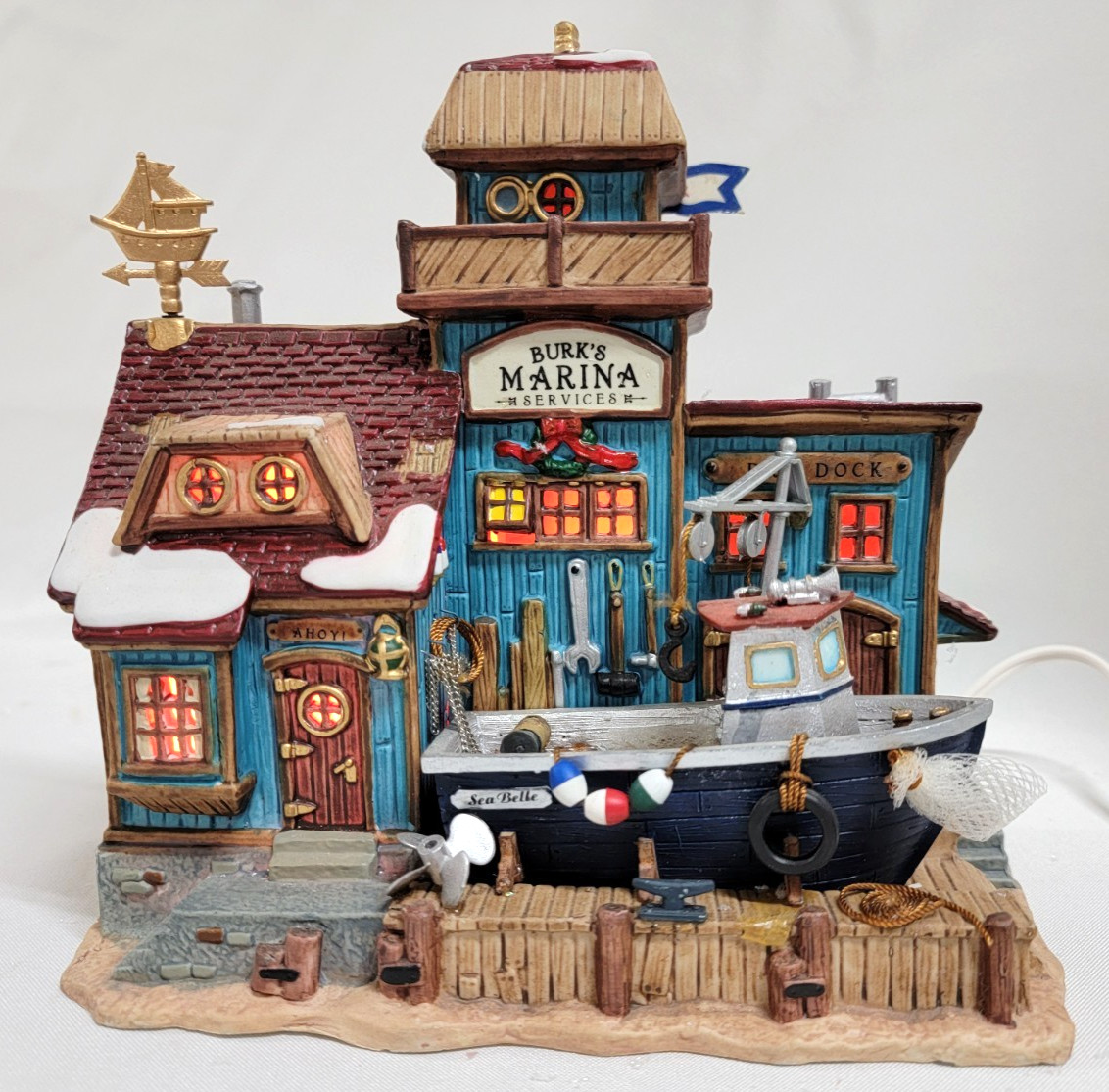 Lemax Holiday House Burk's Marina