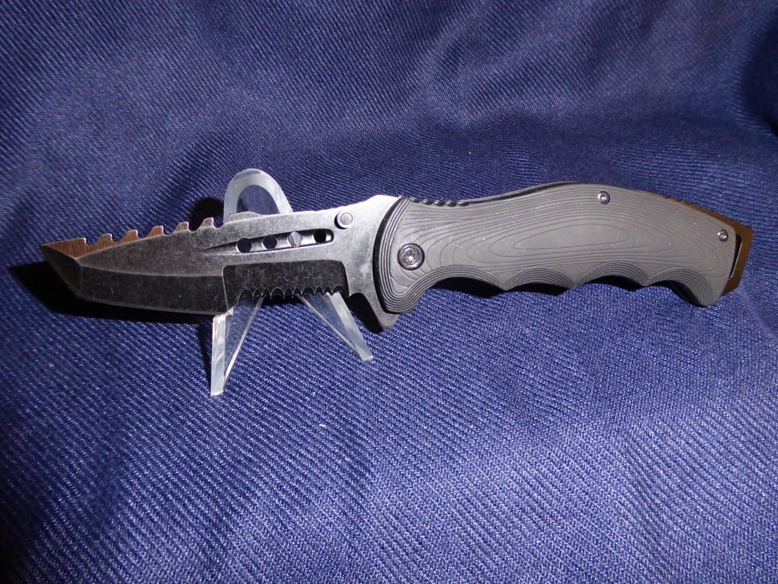 premier Edge CN300478 Pocket Knife Black Ops Tactical 4.75