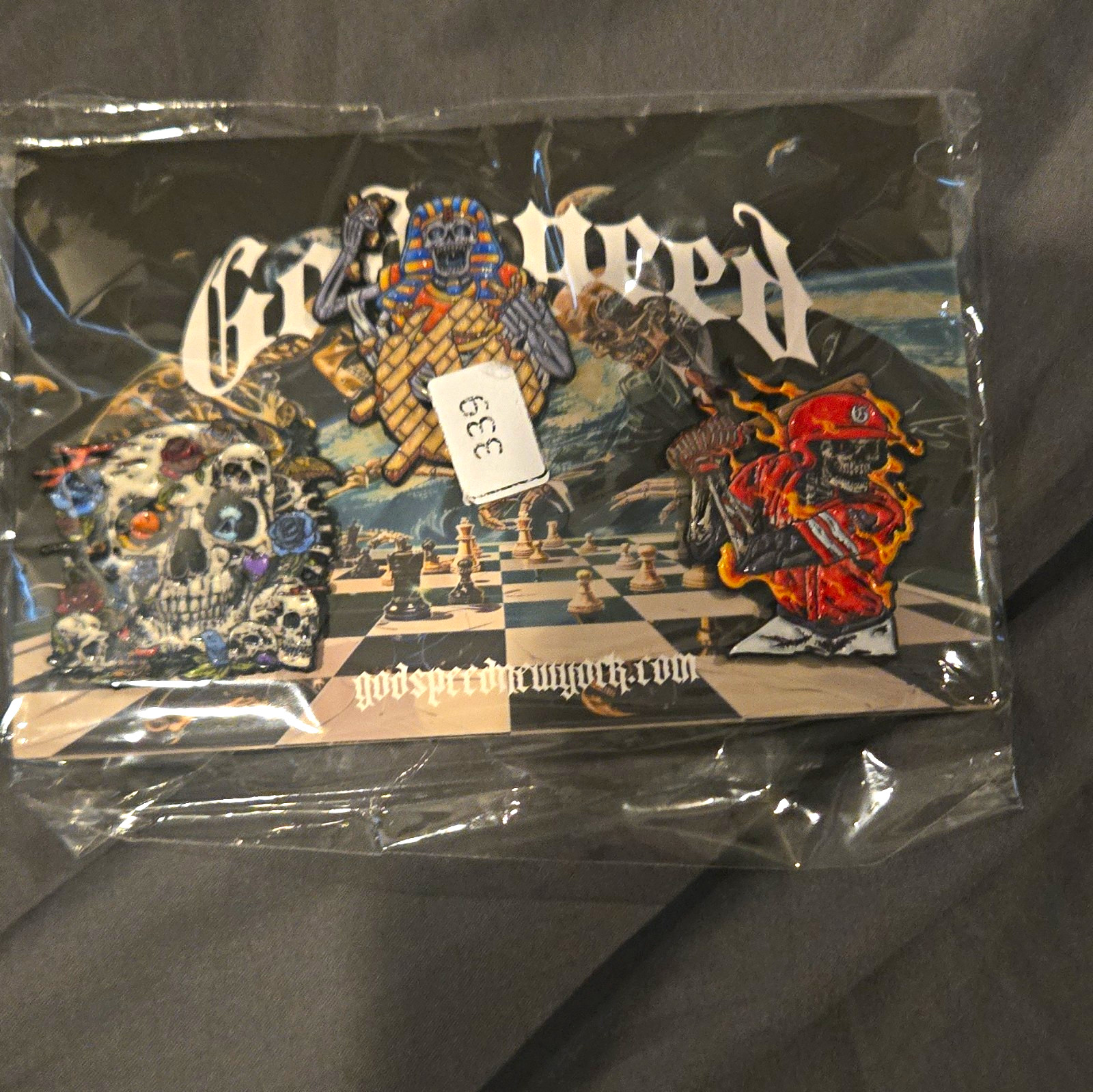 Godspeed You Black Emperor Collectible Pinback Set - Assorted Pins Lot (3 pcs)