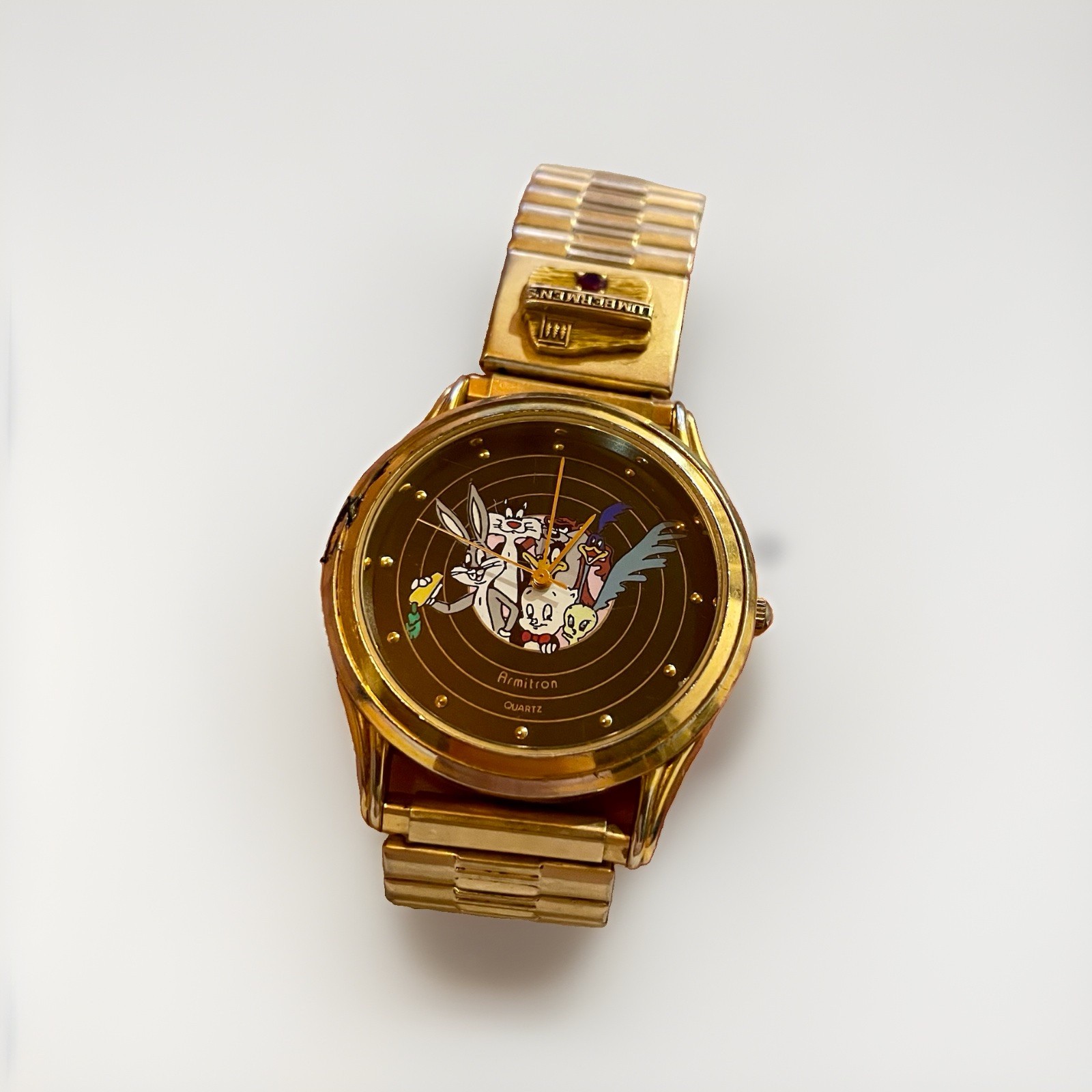 1990 Warner Brothers Inc. Looney Tunes Armitron Quarts Watch Lumberman’s Rare 1990 Warner Brothers Inc. Looney Tunes Armitron Quarts Watch Lumberman’s Rare