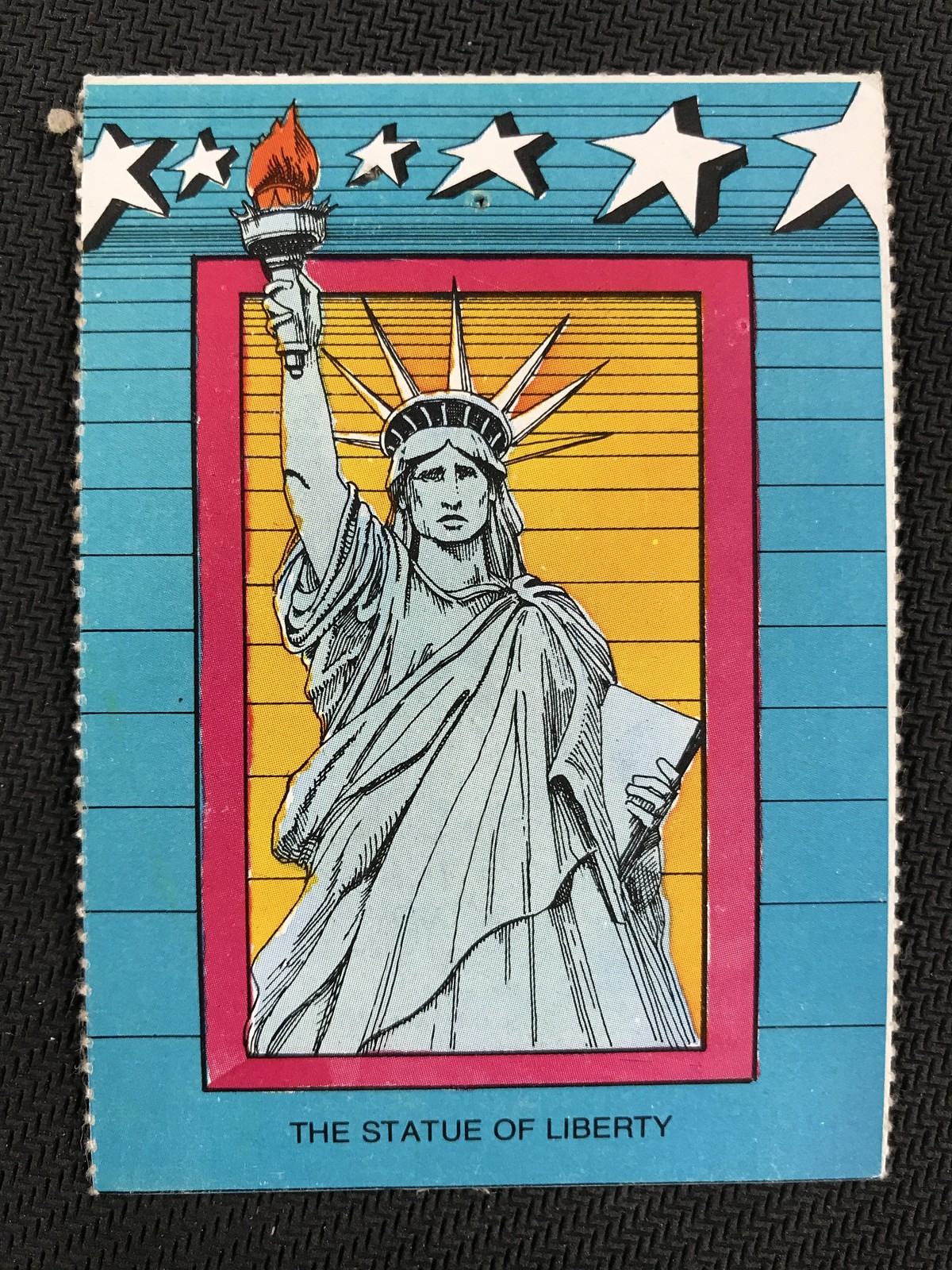 1976 Scholastic An American History Trading Card #NNO The Statue of Liberty