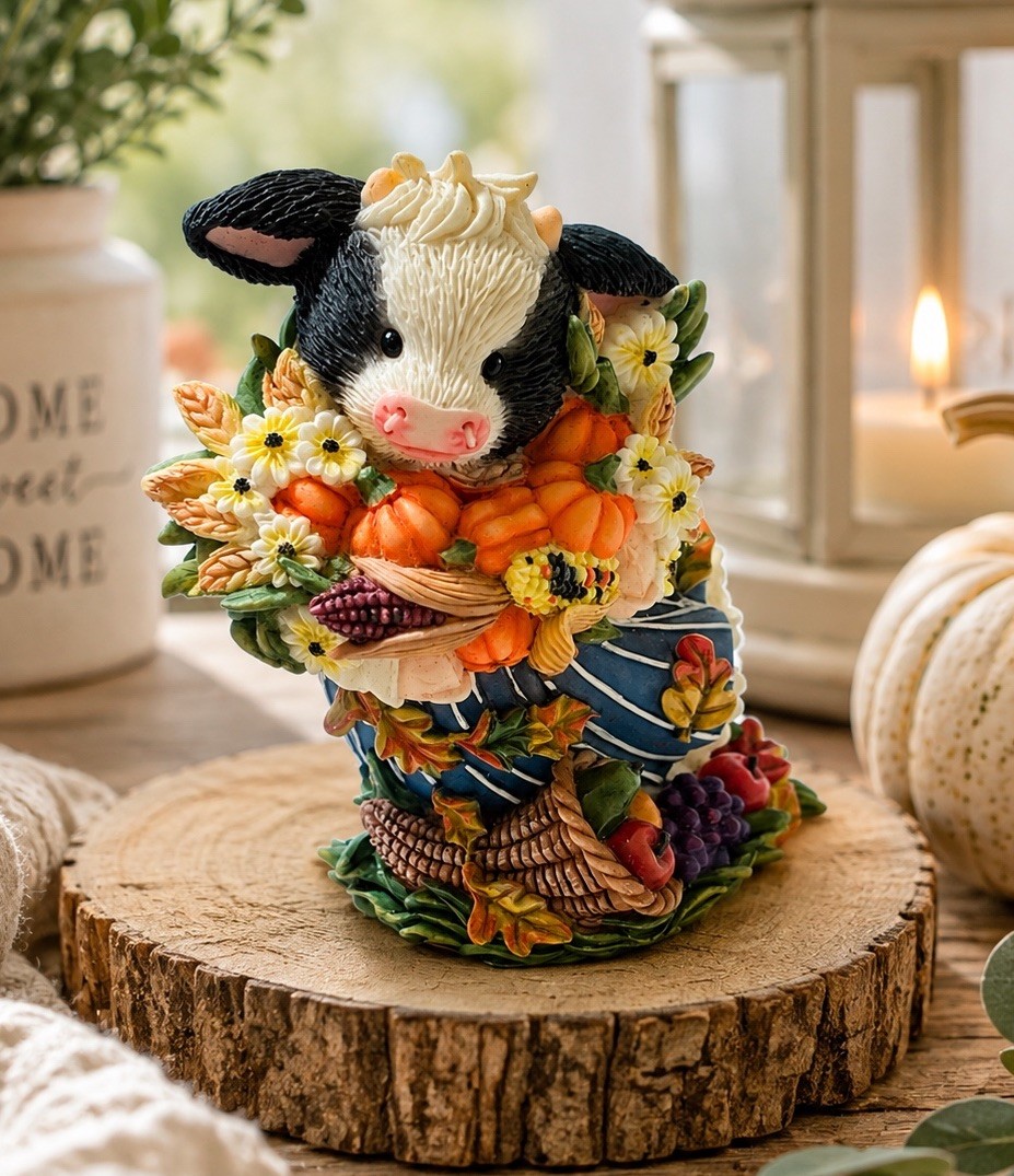Mary’s Moo Moos A Harvest of Friendship 1999 Enesco National Event Figurine