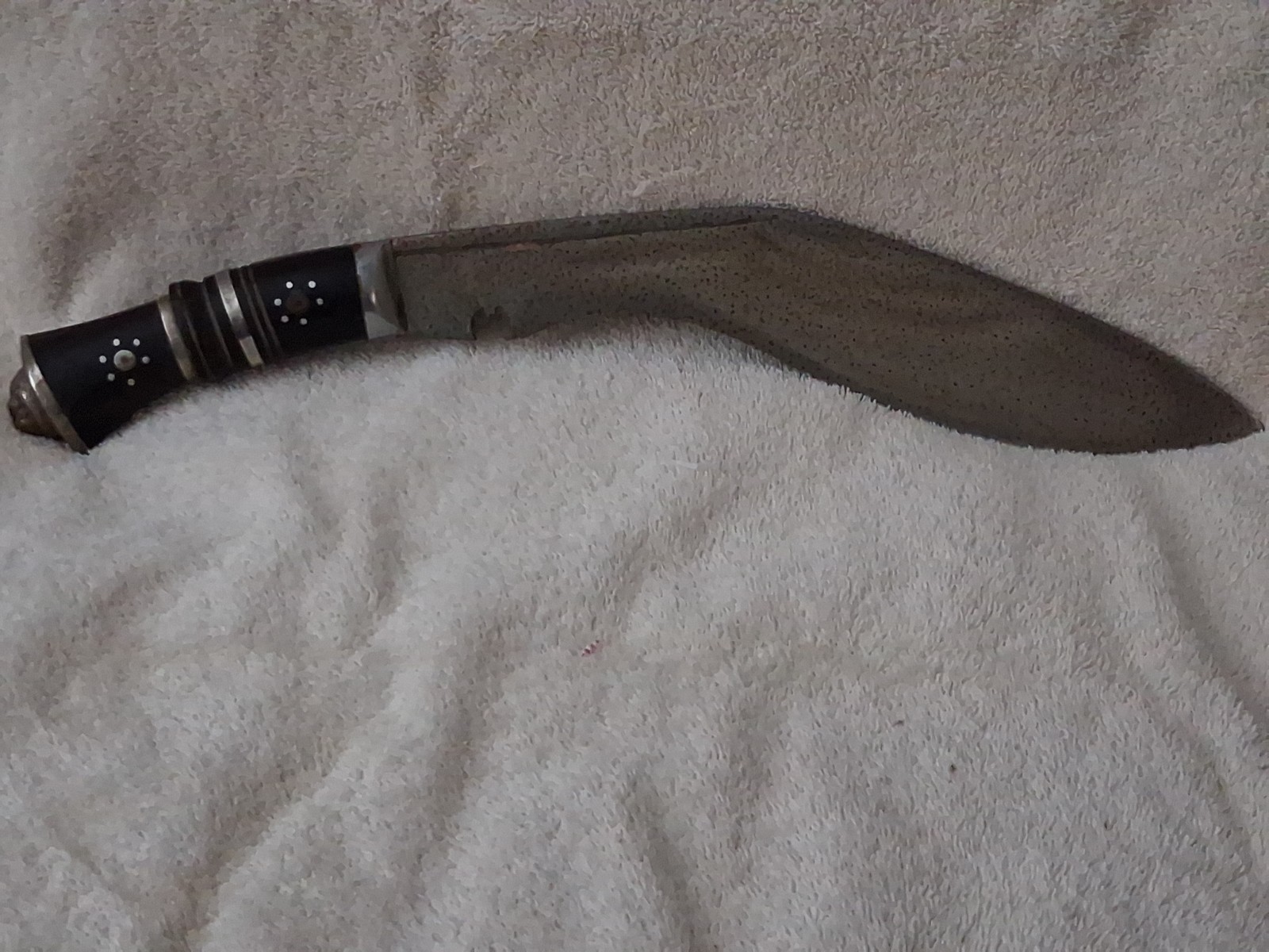 Vintage Gurkha Kukri Lions Head 18/1900 Century 12.5 Inch Wood Handle
