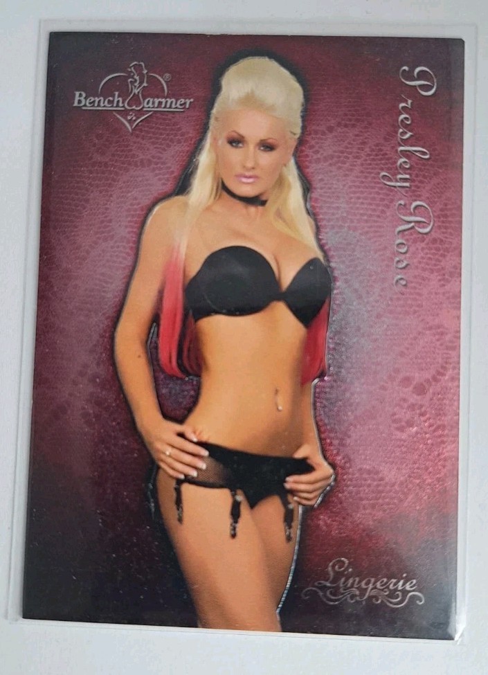 2006 Benchwarmer PRESLEY ROSE Lingerie Card 20 Beautiful Hottie