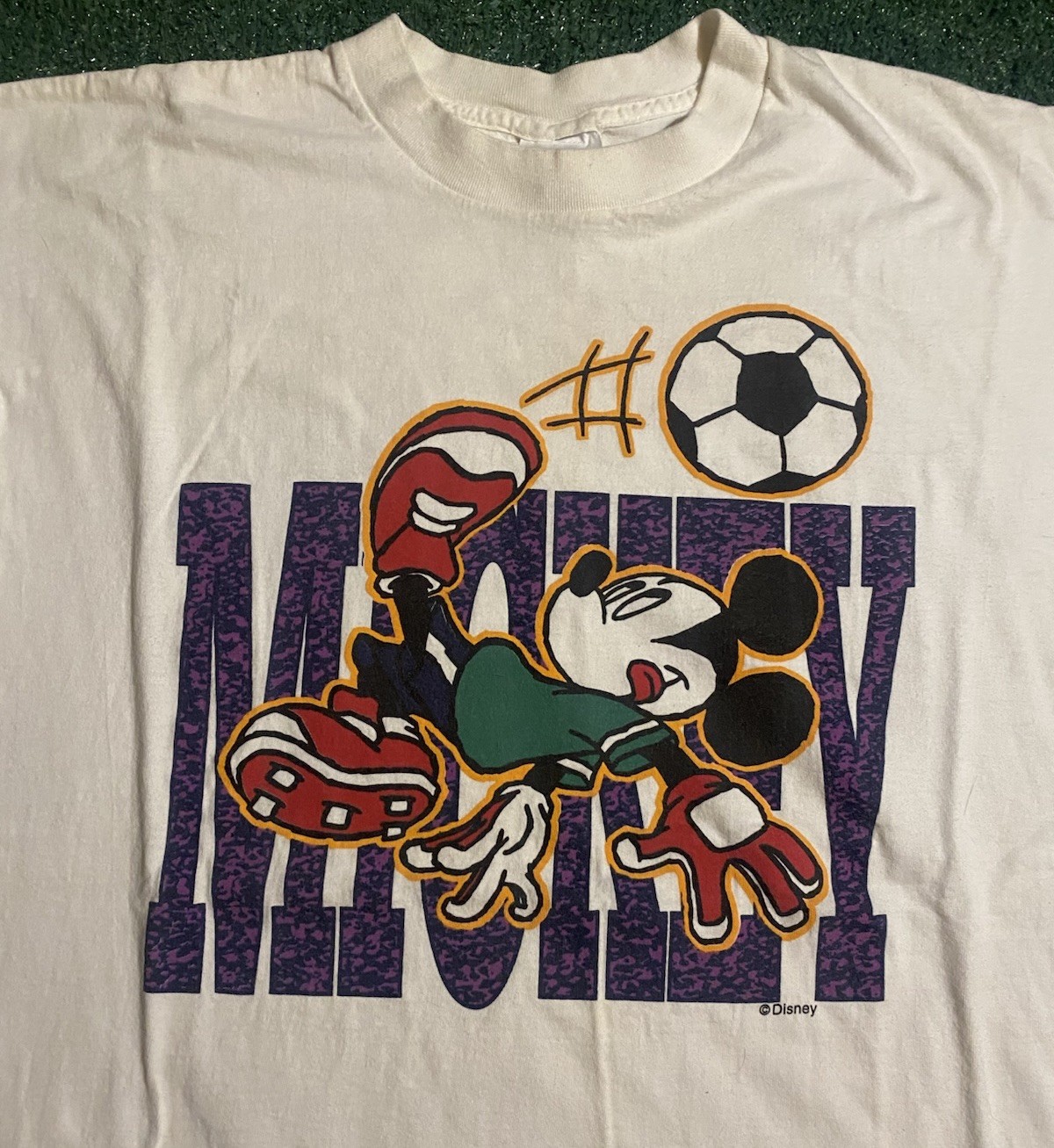 Vintage 90s Mickey Mouse Umbro Shirt Disney Soccer World Cup 2026 USA VERY RARE