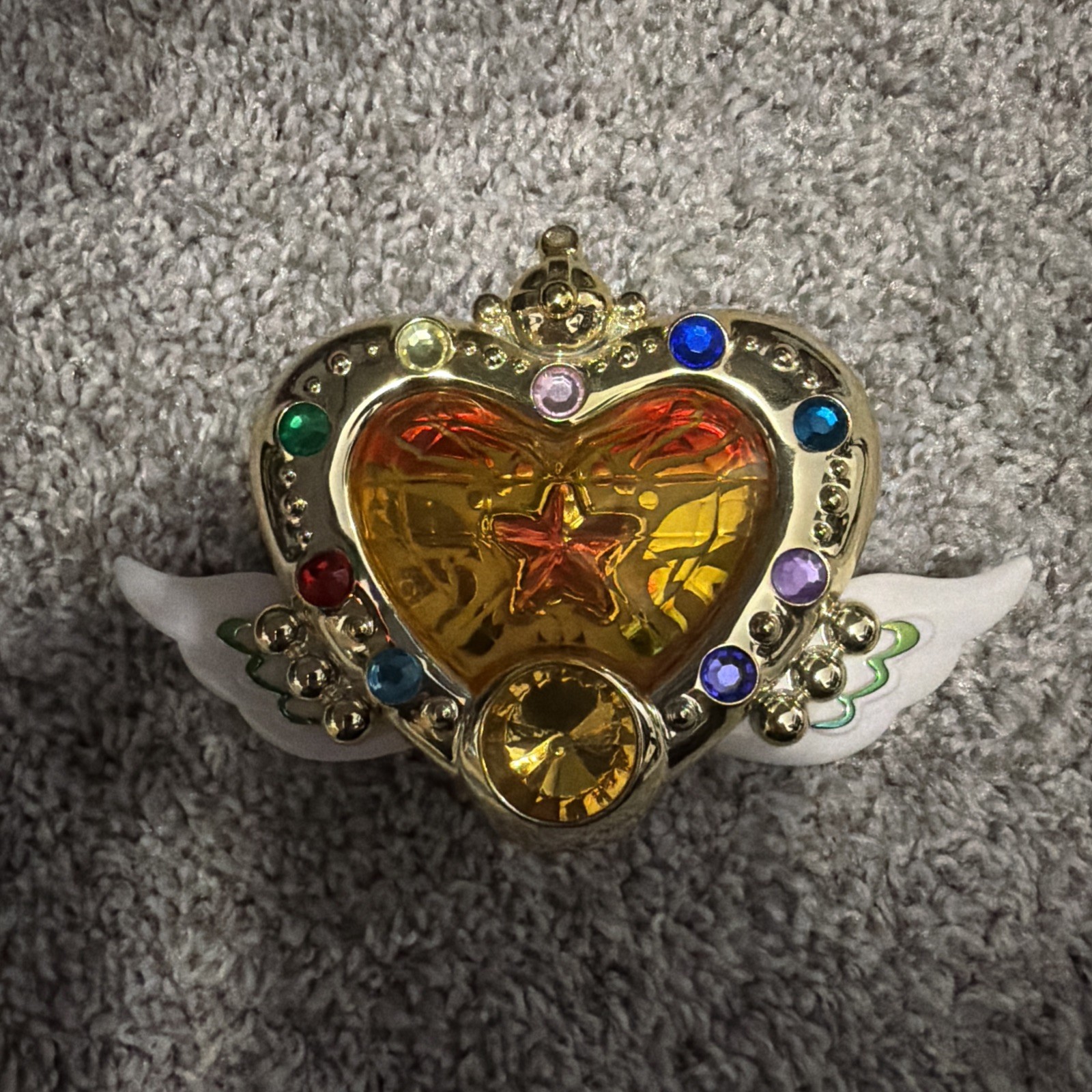 Sailor Moon Eternal Moon Article Compact Wing Heart Design BANDAI Vintage