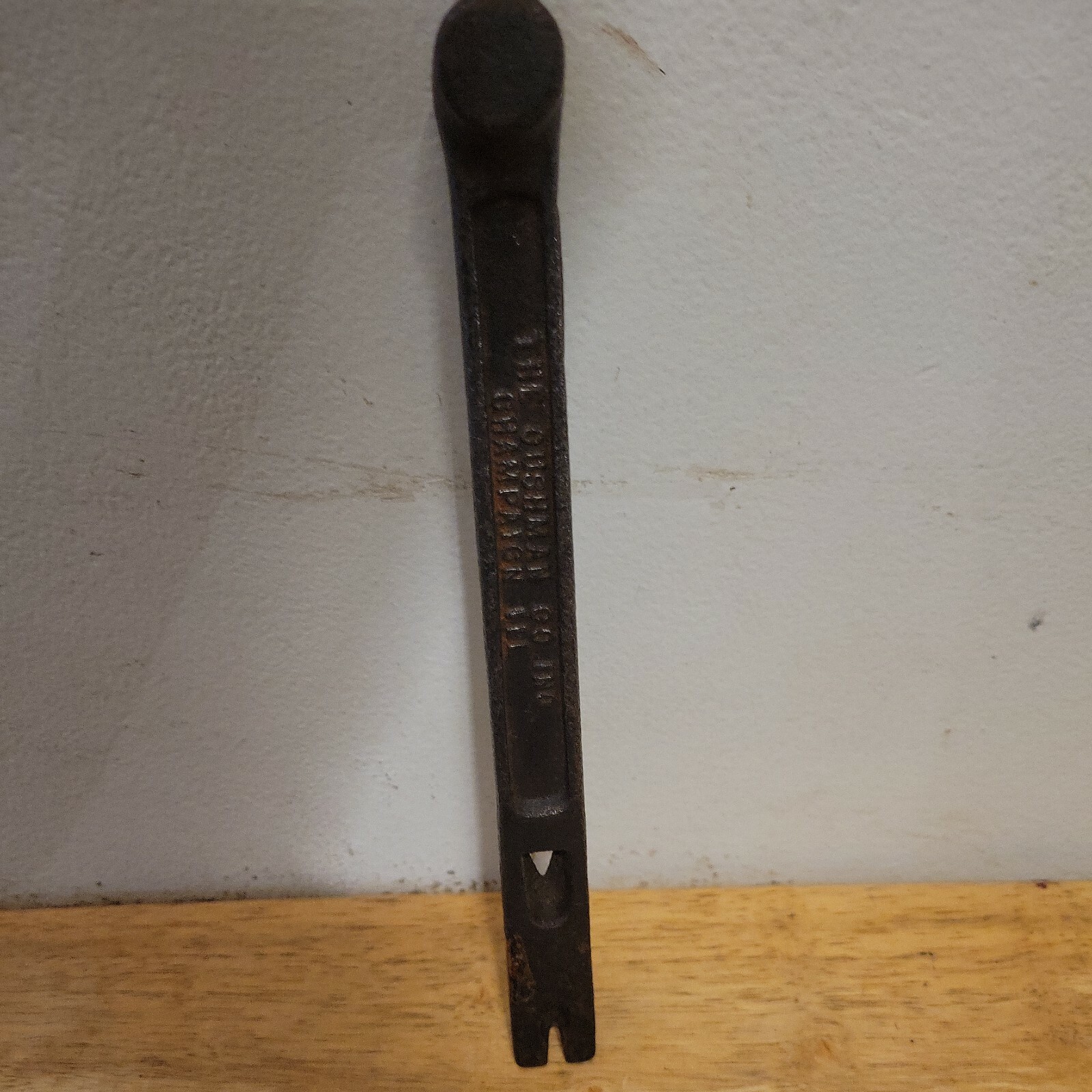 VINTAGE NOX TOX WOOD & CEATE HAMMER & PRYBAR Reads Craftsman Steel Tools