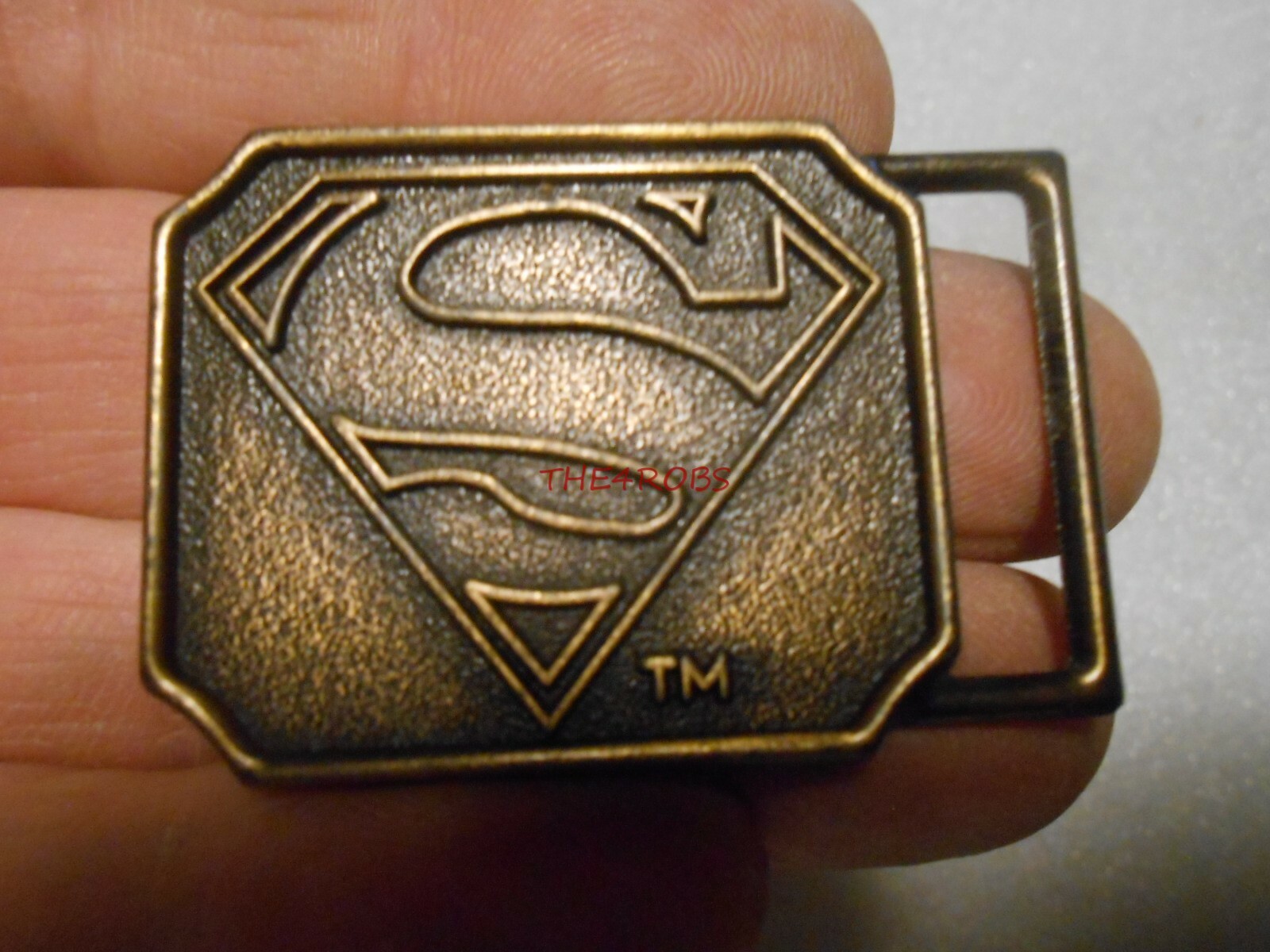 Vintage Lee DC Comics Superman Belt Buckle 1944