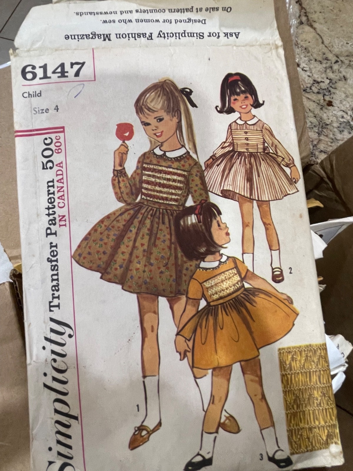 vintage 60/70s patterns. Mostly children\'s clothes.