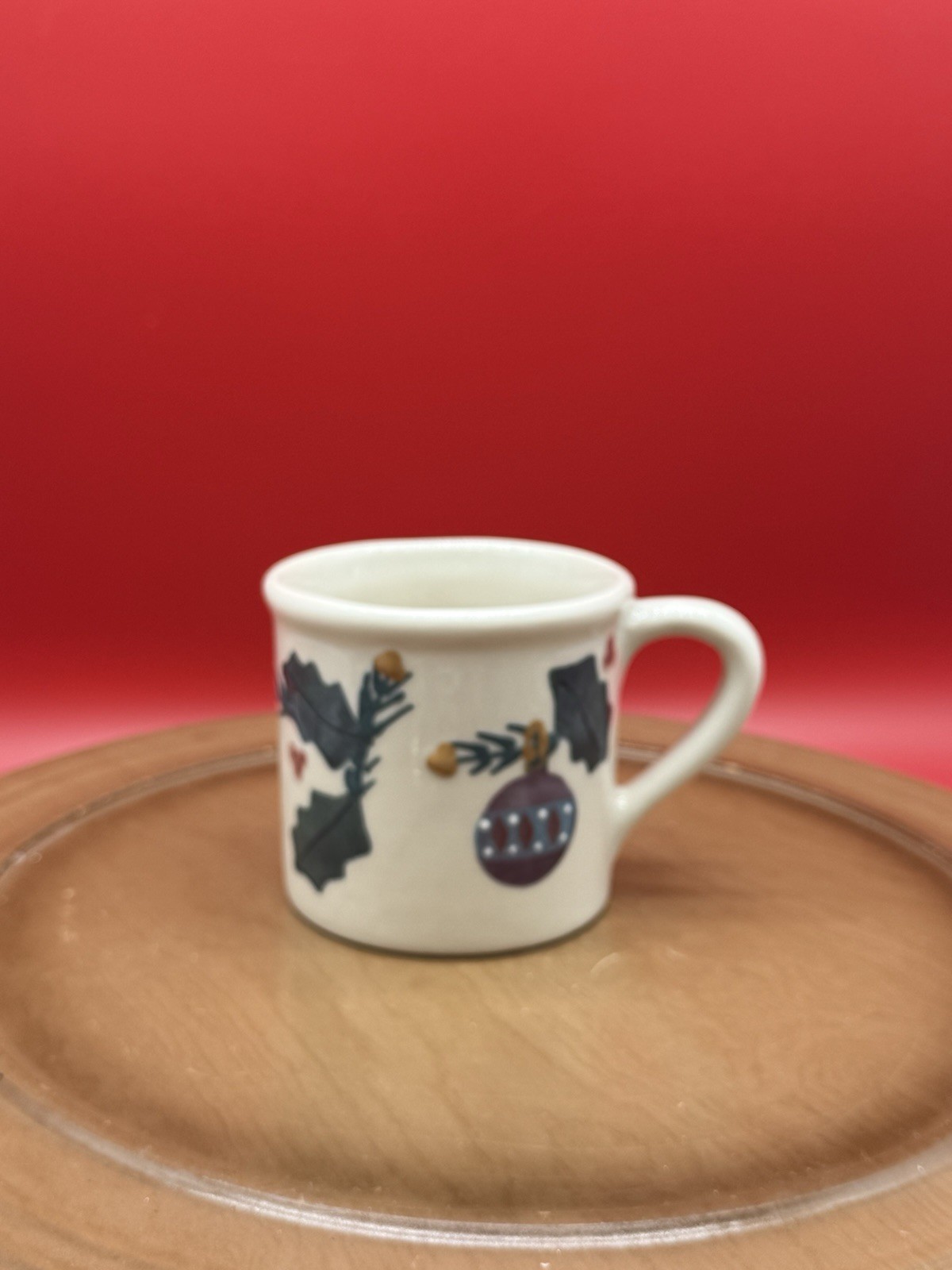 Vintage Hartstone Pottery Christmas Mug Vintage Hartstone Pottery Christmas Mug