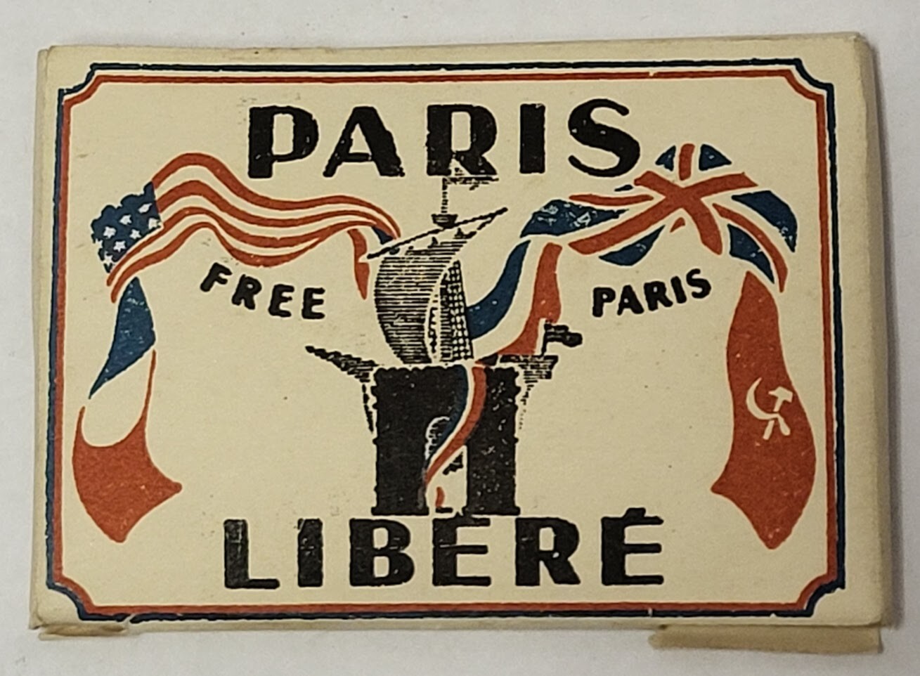 Authentic Paris Libere Free Paris WWII Photos - 20 photos - Original Packaging